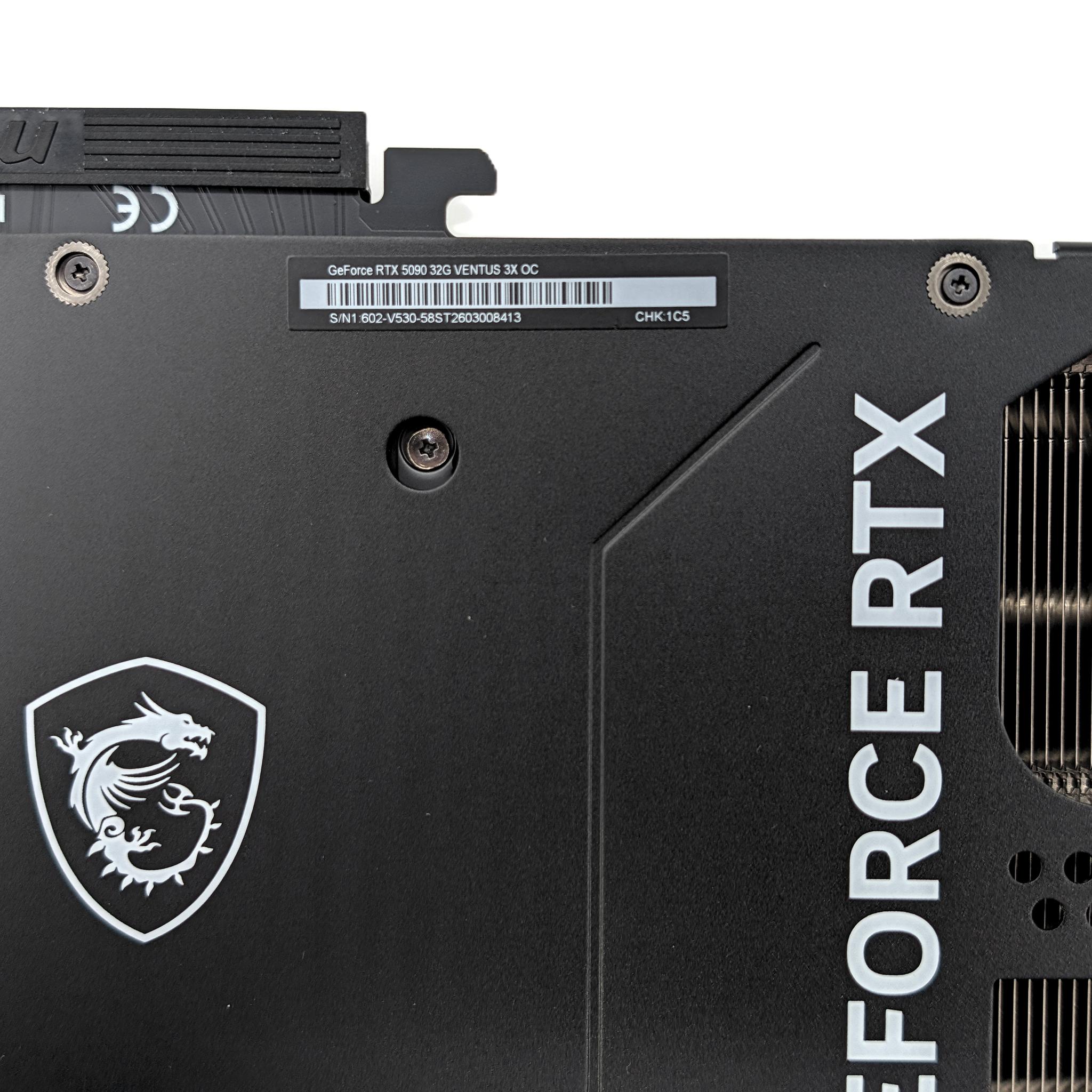MSI GeForce RTX 5090 32G VENTUS 3X OC