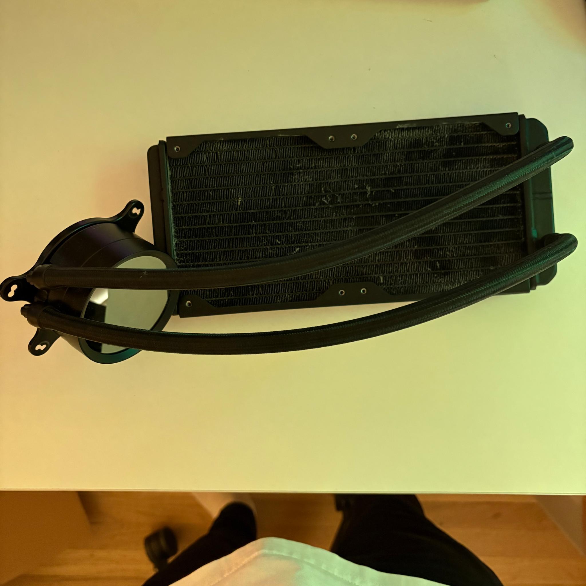 NZXT X53 240mm AIO with AM4/AM5 bracket only.