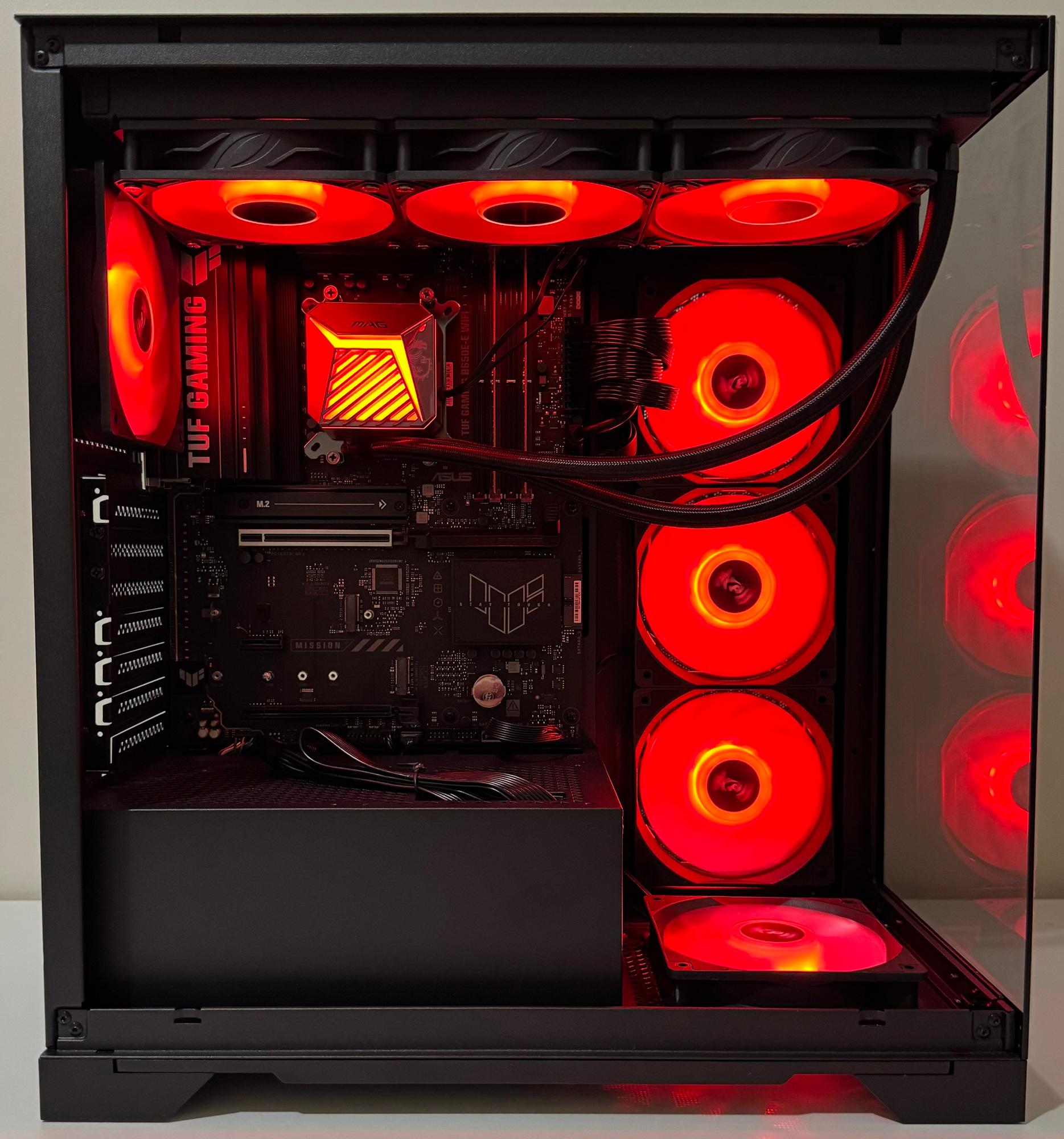 AMD X3D Ryzen 5 7500X3D 32GB DDR5 RAM 1TB Gen5 NVMe SSD ASUS B650E-E TUF MONTECH 850W Barebone PC