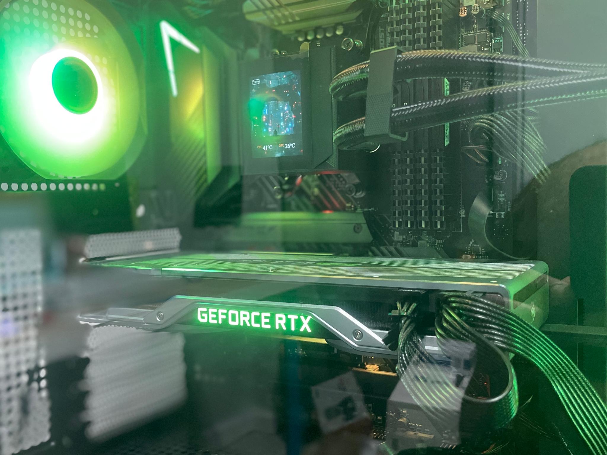 🌑✨ NightCarbon – Ryzen 7 / RTX 2070 Super FE Gaming PC – 32GB RAM / 1TB SSD / 360mm AIO  🌑✨