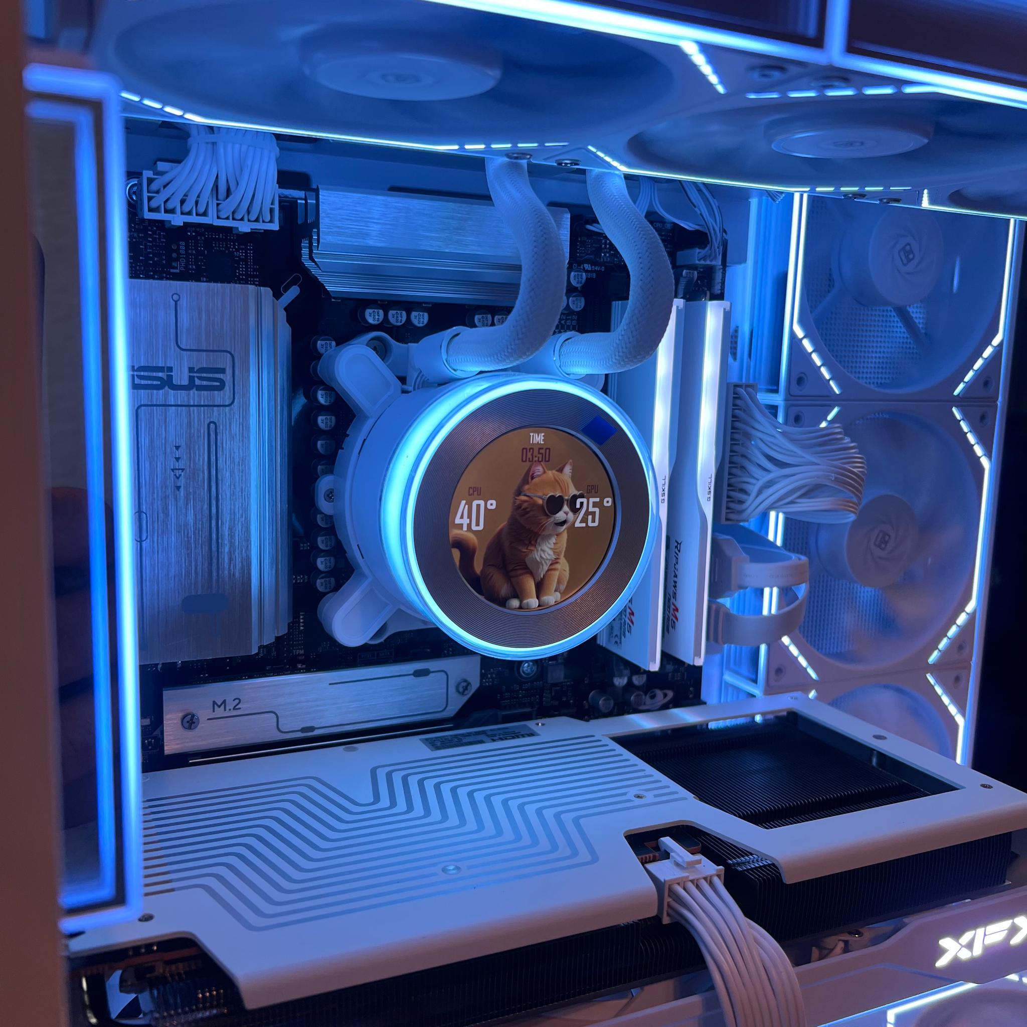 SALE! Glacier 🧊 | RYZEN 5 7600X | RX 9060XT 16GB | 32GB DDR5 | 2TB NVMe | 700W PSU |