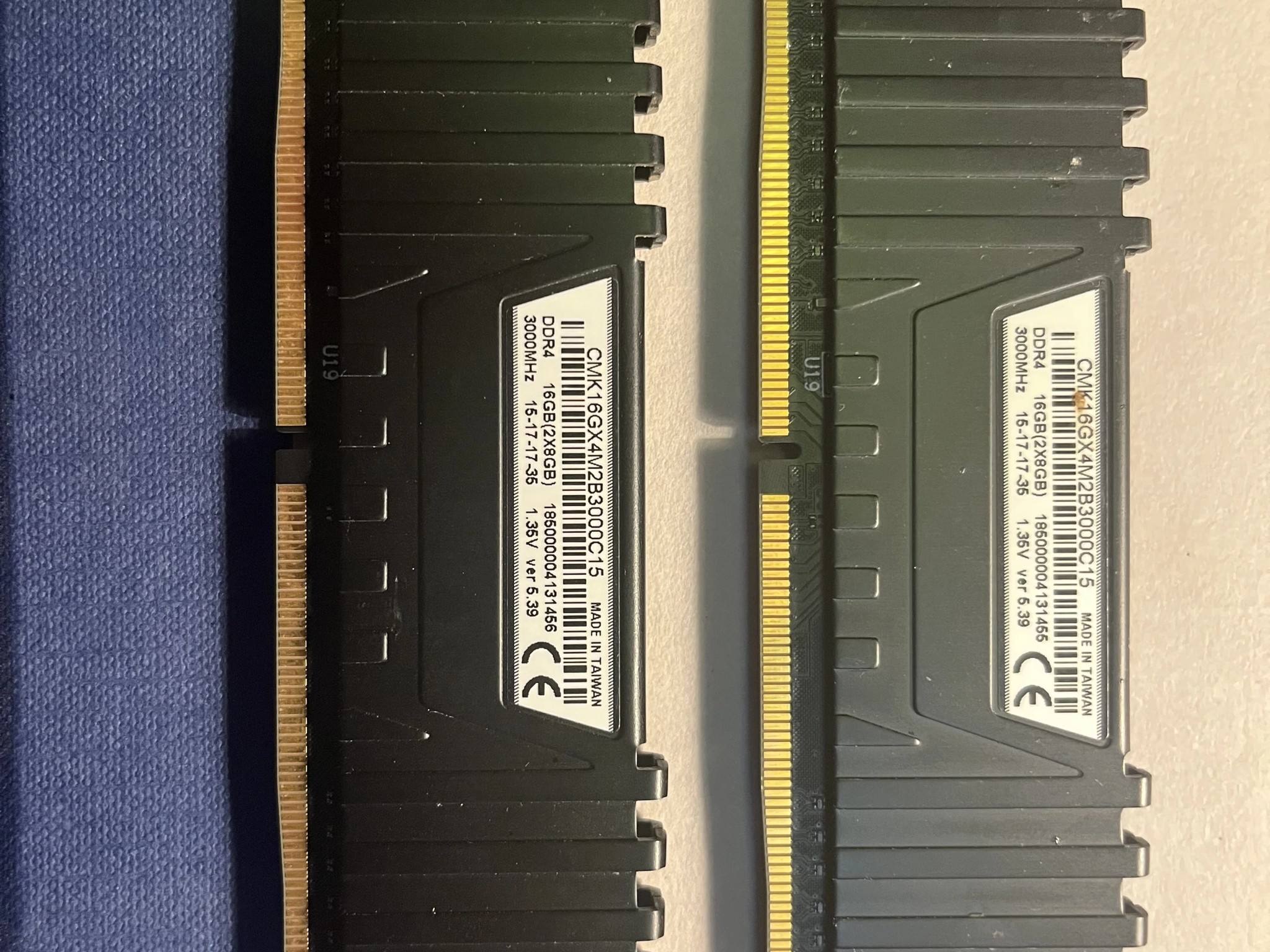 16GB of Vengeance LPX DDR4 RAM (2x8gb)