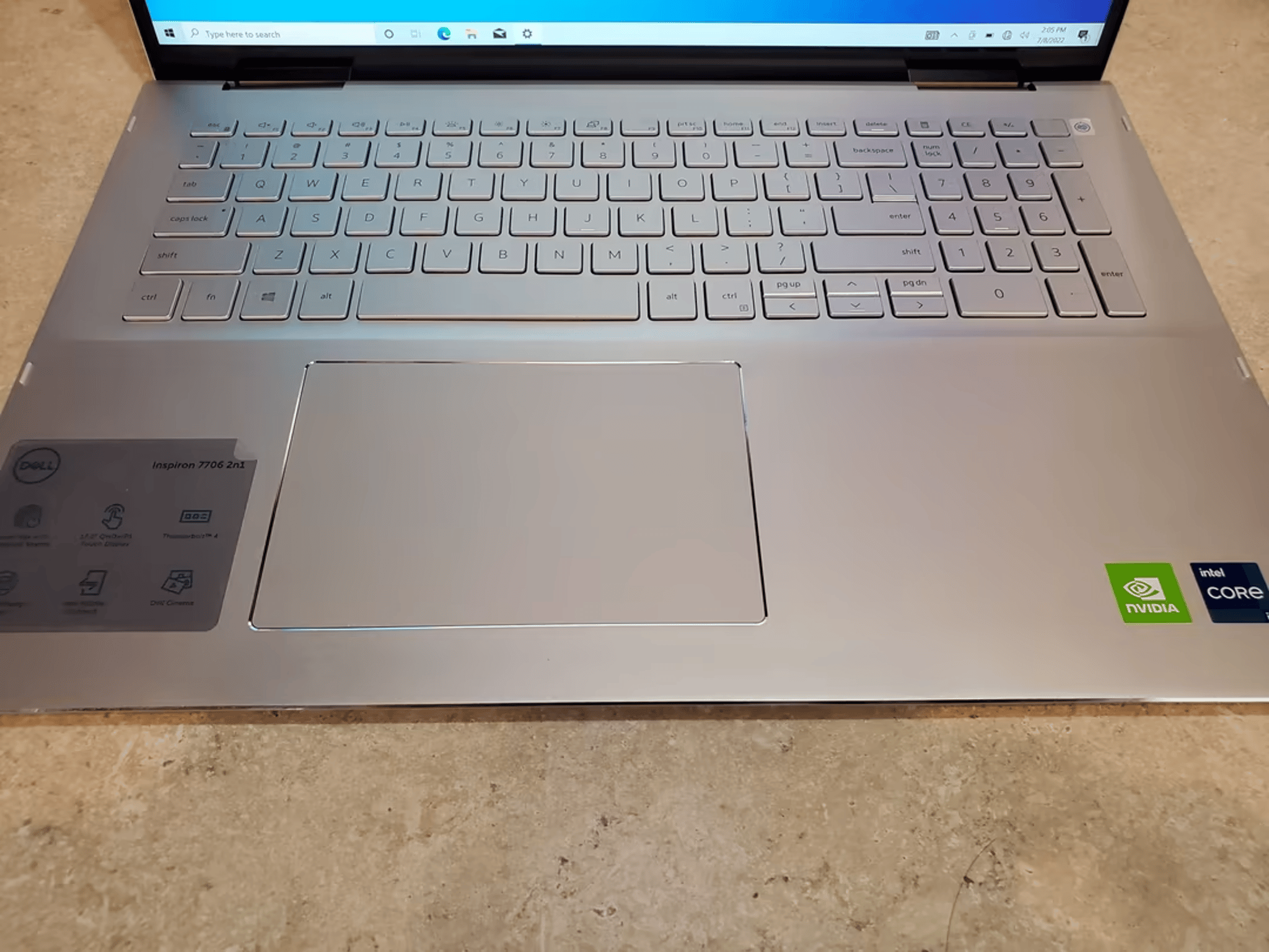 Dell Inspiron 7706 2n1 17 inch touch screen laptop