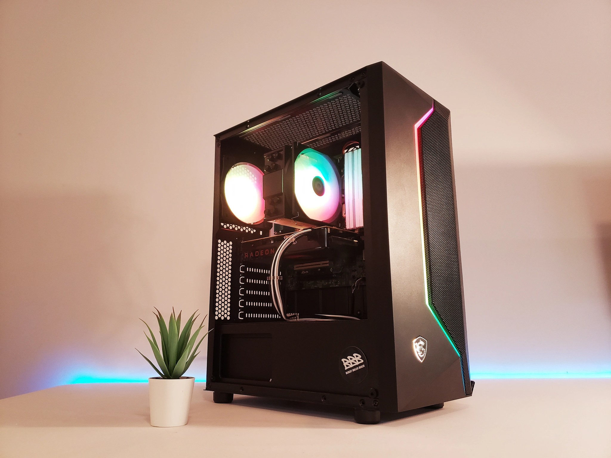 MSI Gaming PC | ⚙️RX580 8GB | Changeable RGB Lighting ✨ |