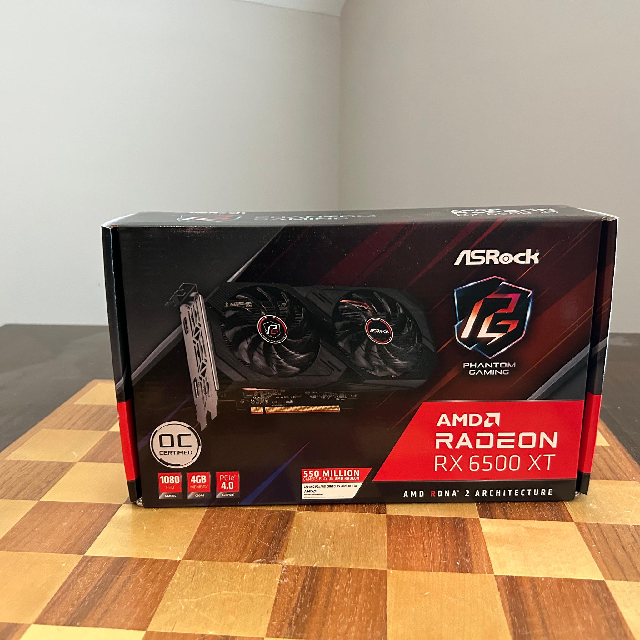 ASRock Phantom Gaming RX 6500XT