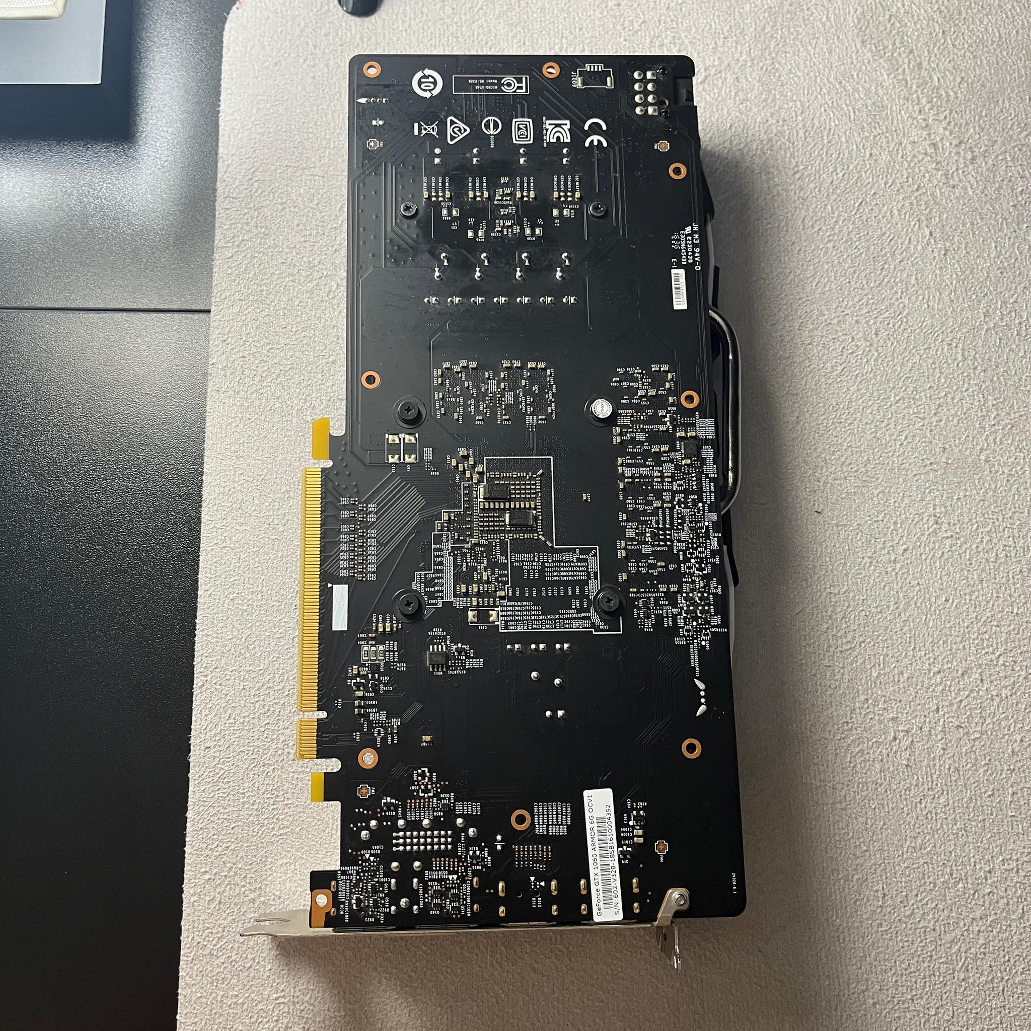 MSI NVIDIA GeForce GTX 1060 ARMOR 6GB