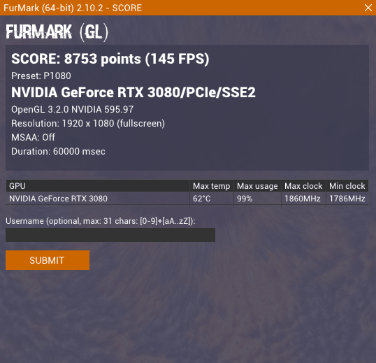 Asus TUF GAMING GeForce RTX 3080 10GB