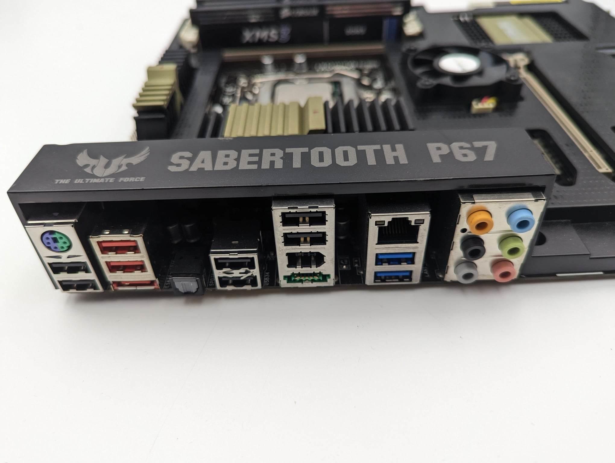 Asus P67 Sabertooth Motherboard Kit w/ i7-2600k and 8gb ram