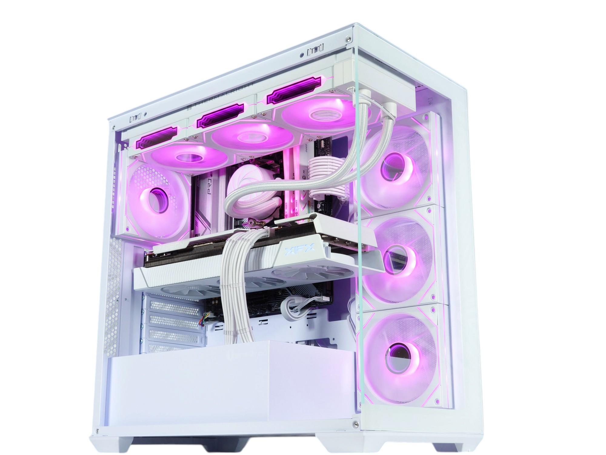 ☆Polaris❄️Liquid Cooled Gaming PC❄️AMD RX 7800 XT 16GB❄️AMD Ryzen 7 8700F❄️32GB DDR5❄️1TB SSD