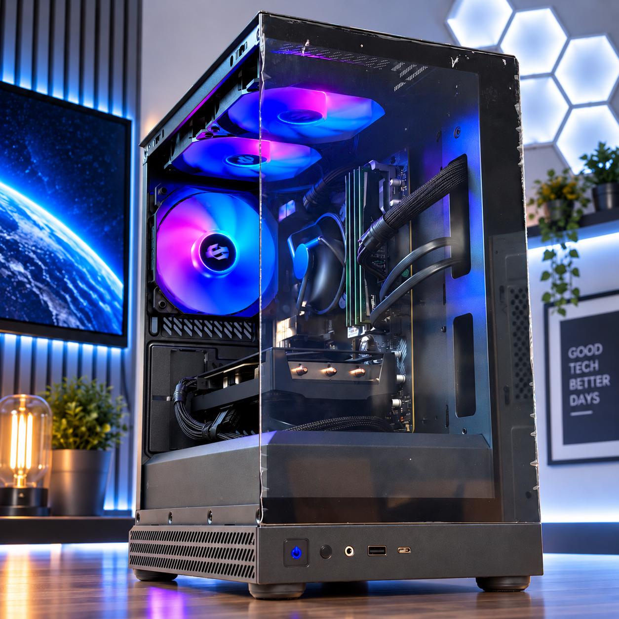 Nvidia GTX 1660 6GB| Intel core i5 8th | 16GB RAM |500GB SSD| Wi-Fi/BT | Win 11 Custom Gaming PC