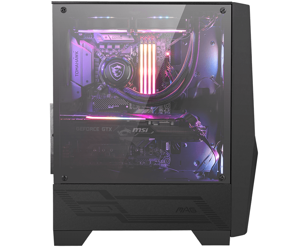 Open Box MSI MAG Forge 100R Mid Tower Gaming Case with ARGB fans