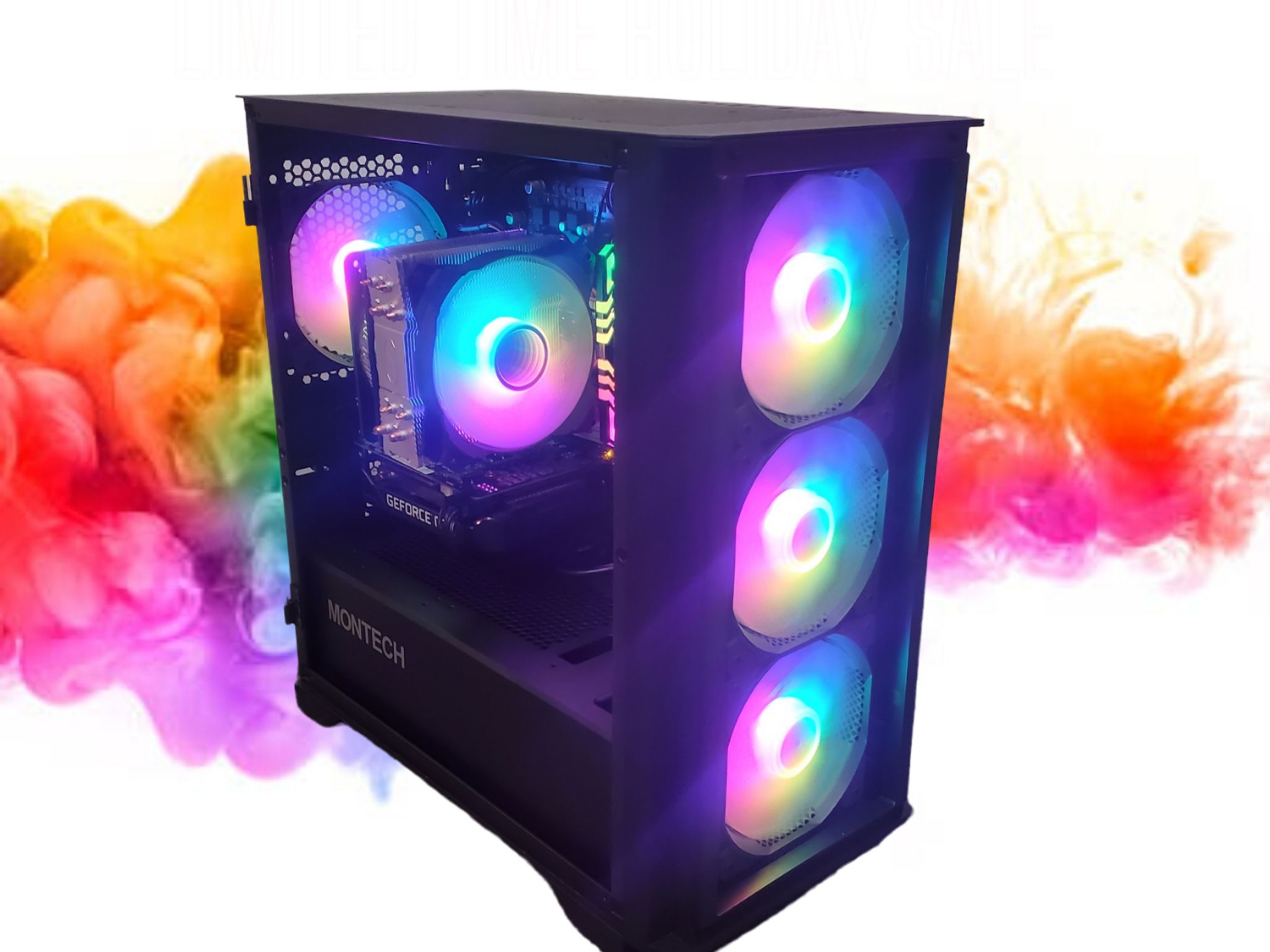 HOLIDAY SALE: GTX 1660 Super + Ryzen 3600 + 16GB RAM + 512GB SSD + 6 Fan, RGB (Infinity 1 Gaming PC)