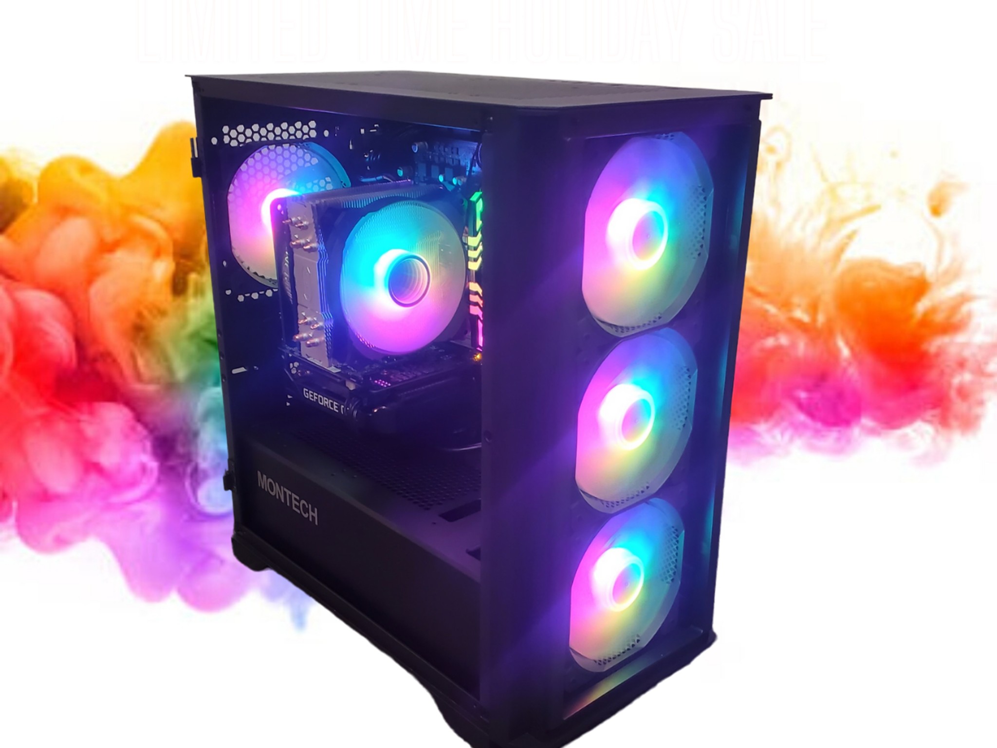HOLIDAY SALE: GTX 1660 Super + Ryzen 3600 + 16GB RAM + 512GB SSD + 6 Fan, RGB (Infinity 1 Gaming PC)
