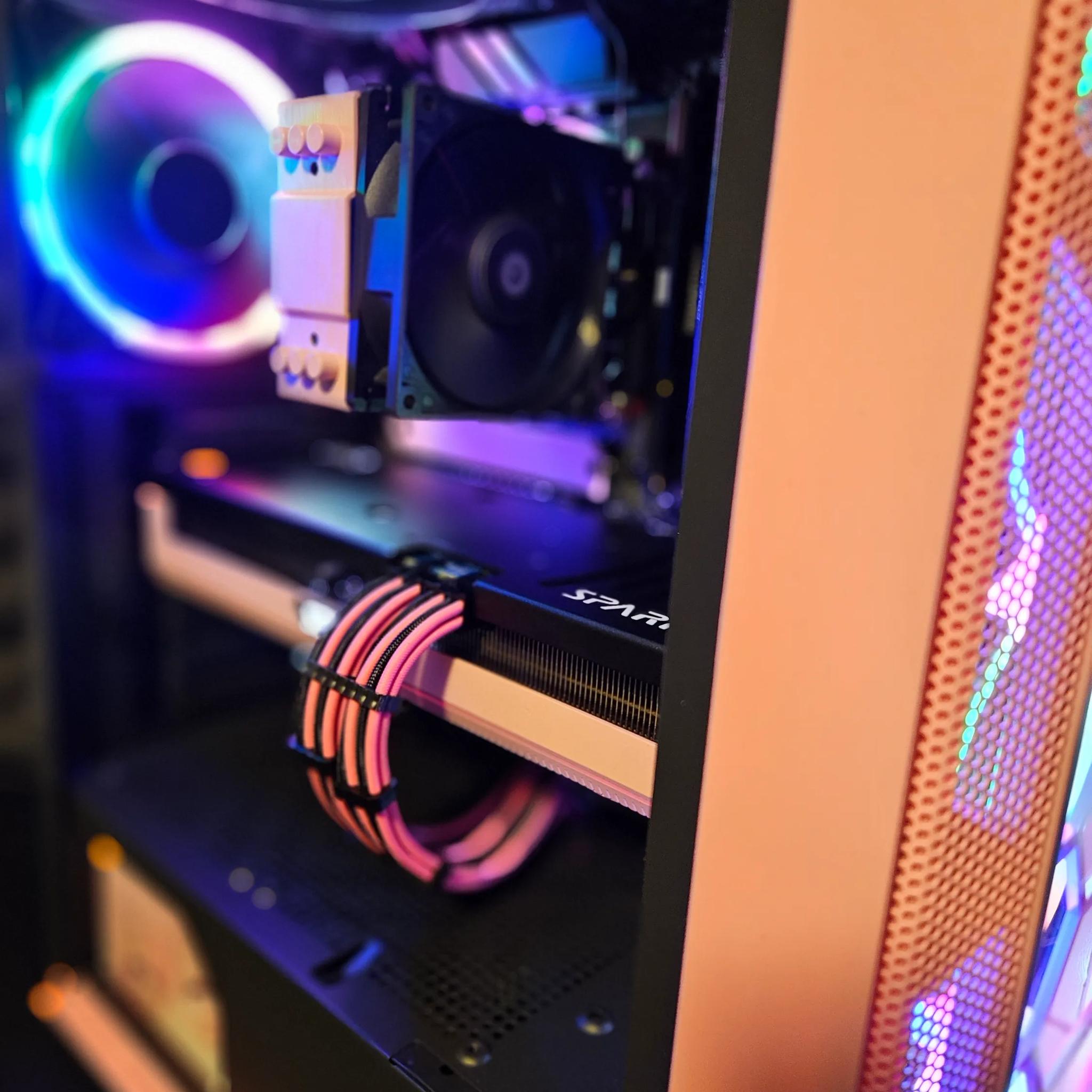 Pink Phantom Build Ryzen 5 / 16GB DDR4 / 1TB SSD /  Intel ARC A770 16GB