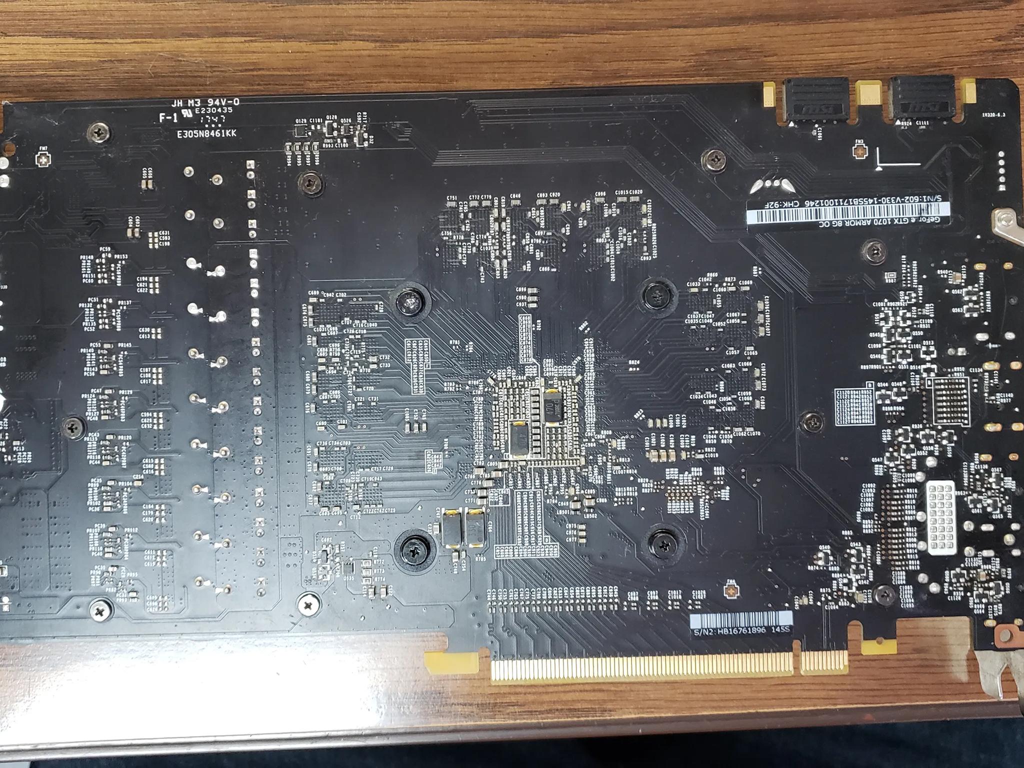 MSi GTX 1070 Armor 8G OC
