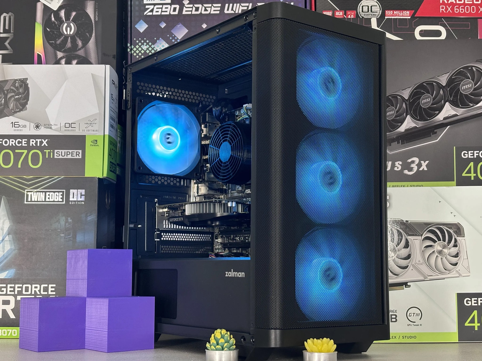 ⚫⚪| GTX 1650 4GB | INTEL i5 6600 | 16GB DDR4 RAM | 1TB NVME SSD | Silver Bullet |