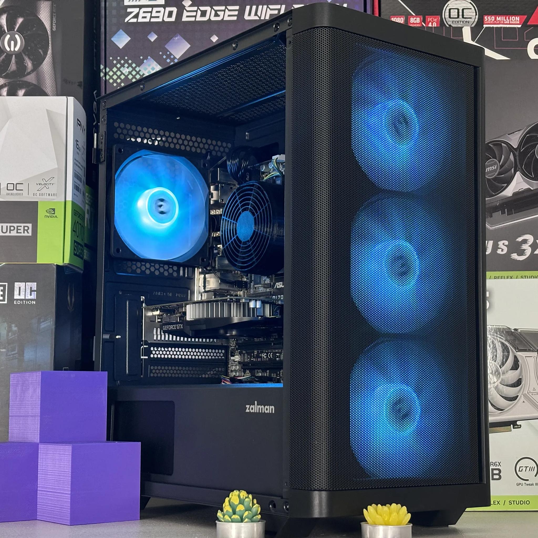 ⚫⚪| GTX 1650 4GB | INTEL i5 6600 | 16GB DDR4 RAM | 1TB NVME SSD | Silver Bullet |