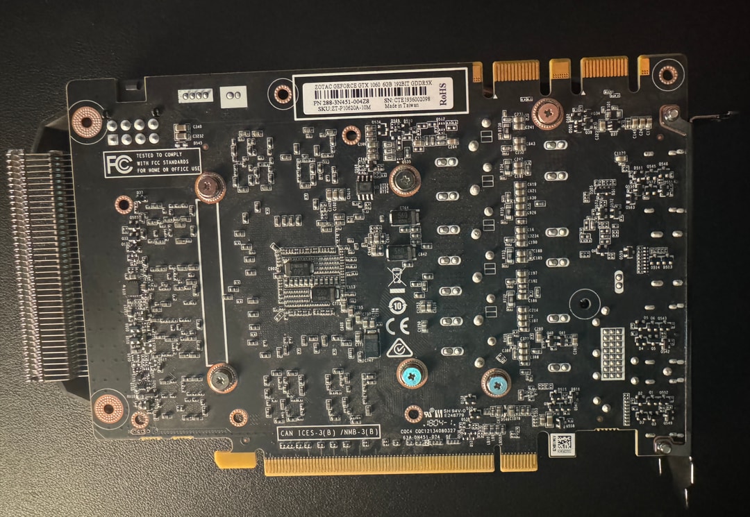 Zotac GeForce GTX 1060 6GB Graphics Card | Jawa