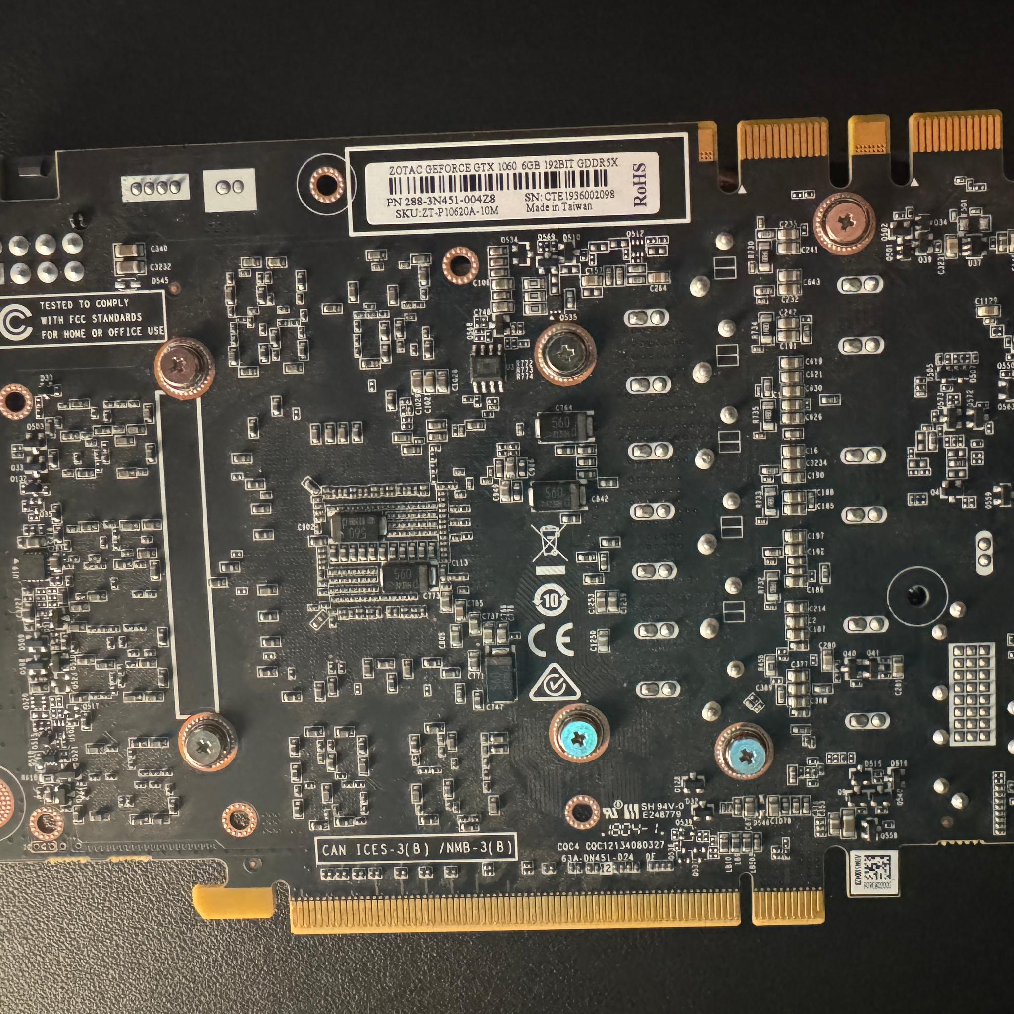 Zotac GeForce GTX 1060 6GB Graphics Card
