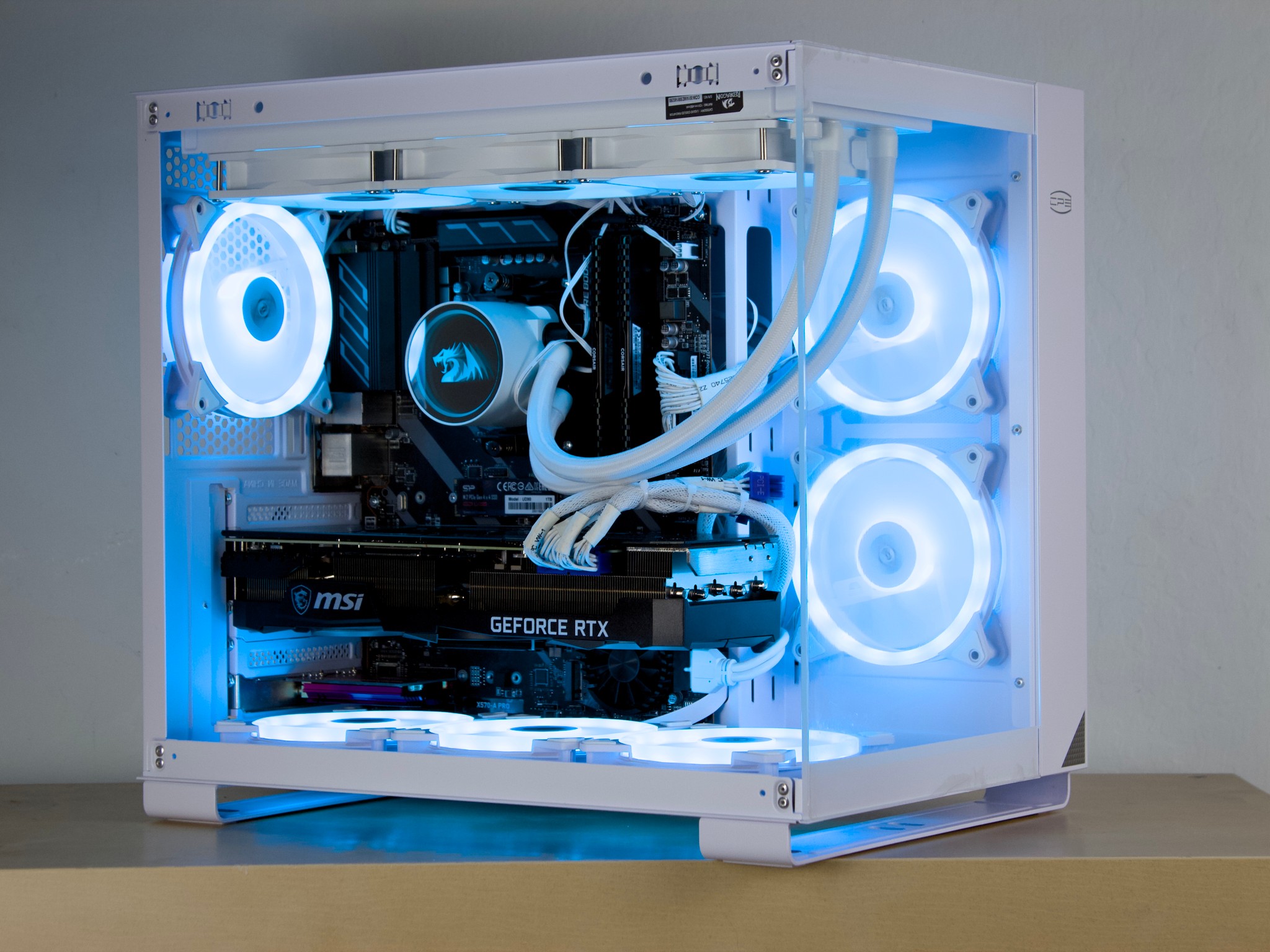 ❄️1440P Powerhouse❄️ - RTX 3080 TI, Ryzen 7 5800X, 32GB RAM, 1TB NVMe - Whiteout/WiFi/ARGB