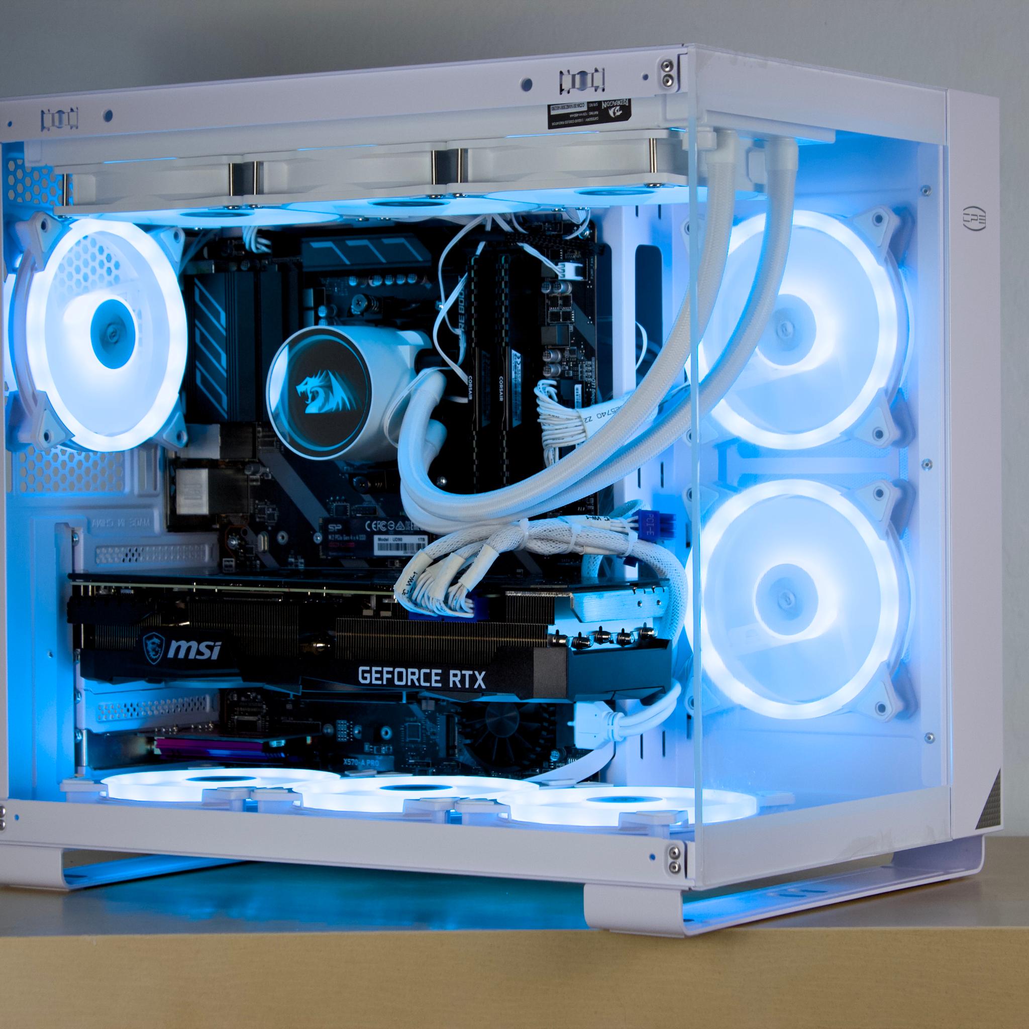 ❄️1440P Powerhouse❄️ - RTX 3080 TI, Ryzen 7 5800X, 32GB RAM, 1TB NVMe - Whiteout/WiFi/ARGB