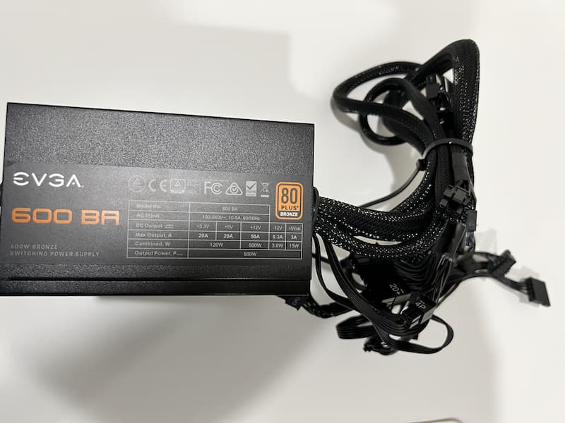 EVGA 600 BA 80+ Bronze Certified ATX Power Supply