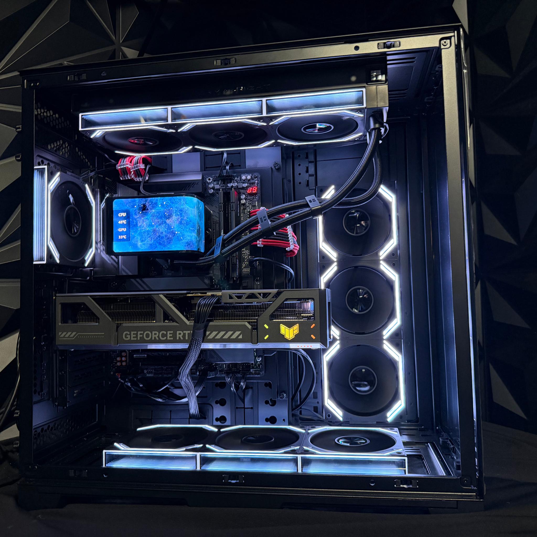 🔥🟥 REDLINE APEX 🟥🔥 Ryzen 9 9950X| RTX 5080| 64 GB DDR5| 6 TB NVMe| 1250W PSU