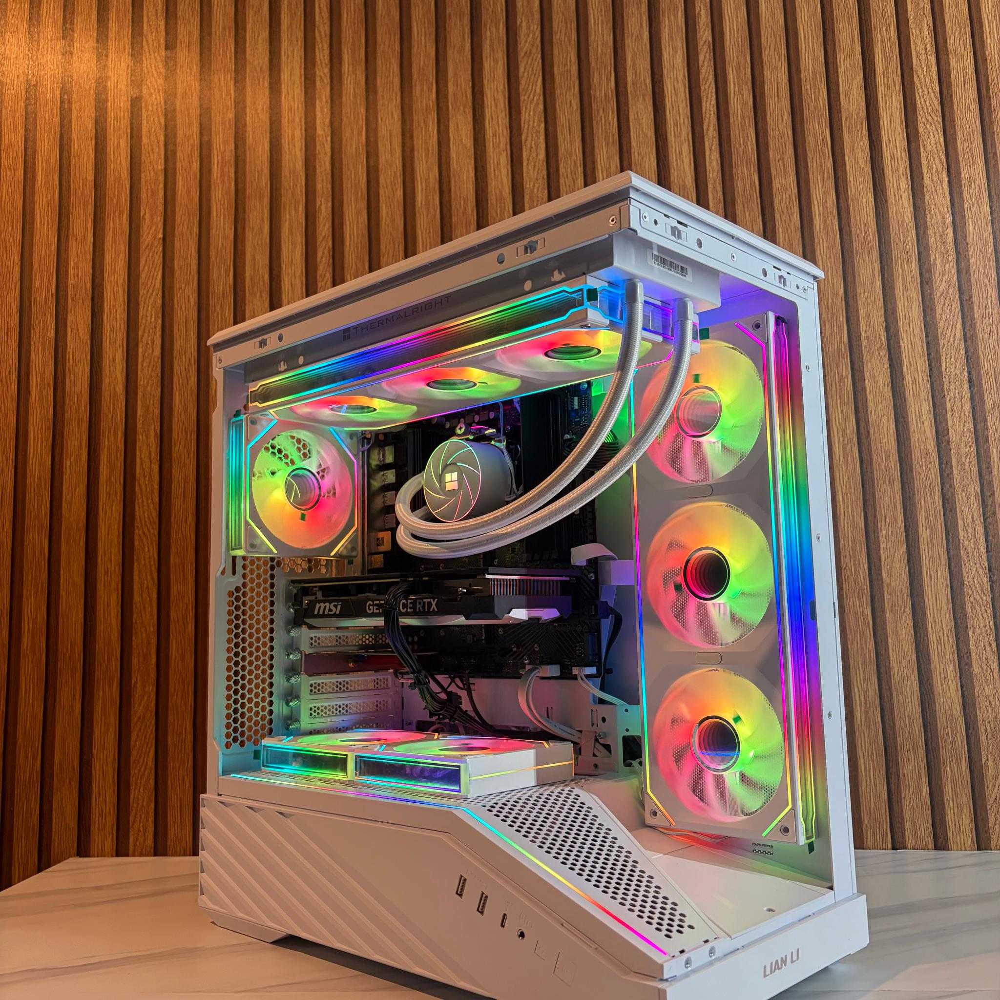 RTX 4070 | RYZEN 5 9600X | 16GB DDR5 | 1TB NVME | 650W | 360MM AIO | Windows 11 pro