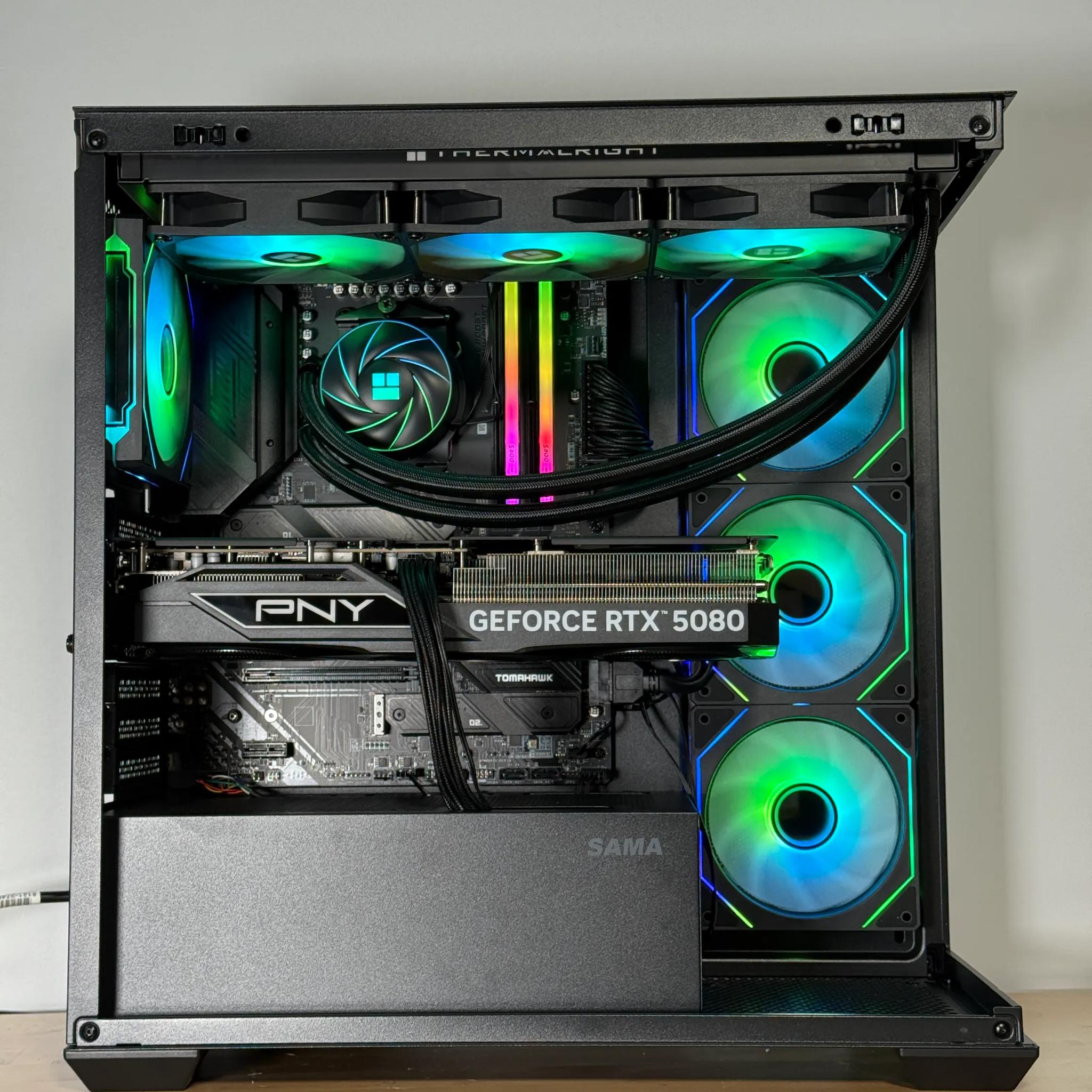 RTX 5080 Ryzen 9 9900x Gaming PC