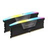 Corsair VENGEANCE RGB 64GB (2 x 32GB) DDR5-6000 PC5-48000 CL30 Dual Channel Desktop Memory Gray Kit
