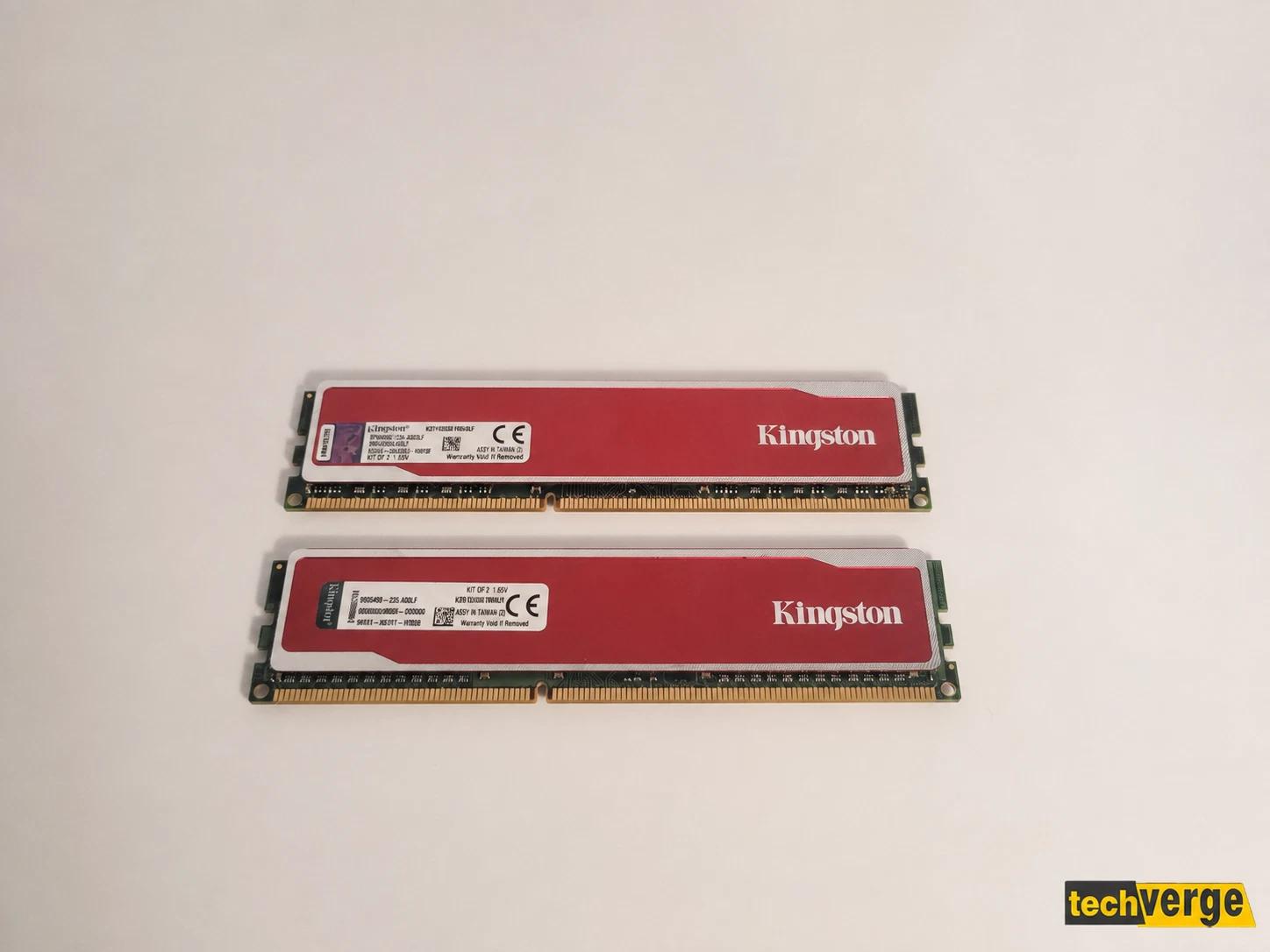 Kingston HyperX Red 8GB 2x4GB DDR3-1600 RAM