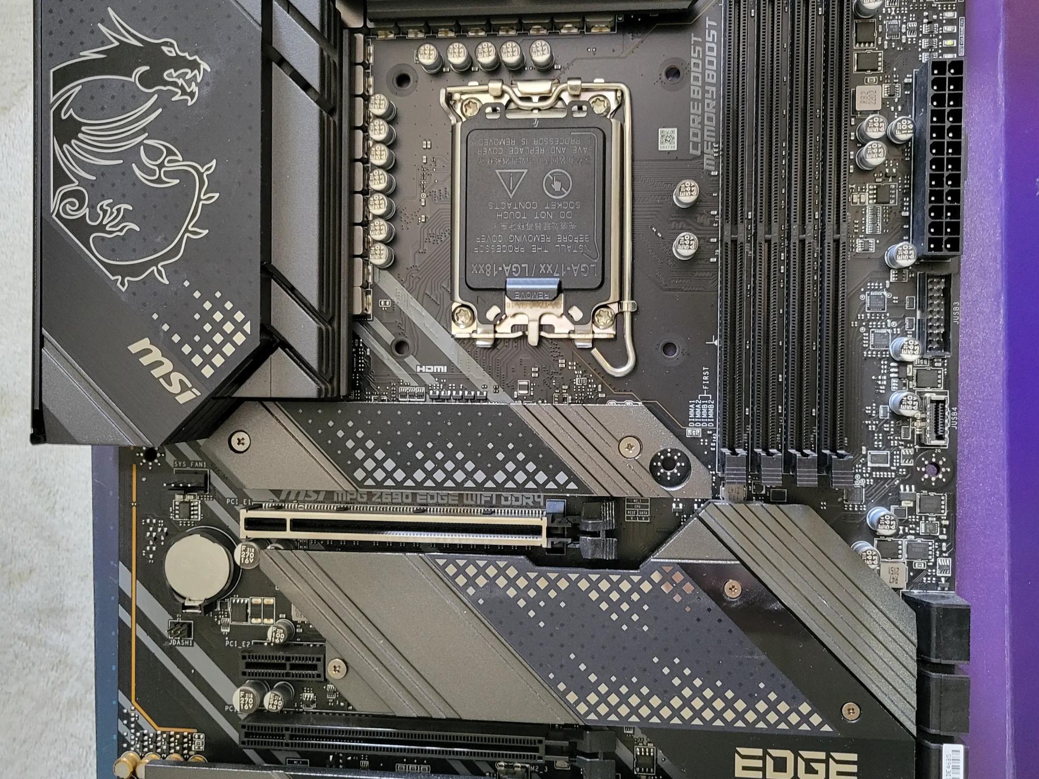 Intel Combo Deal - i5 12400 - MPG z690 EDGE DDR4 Wifi - Scythe Fuma 2 Cooler
