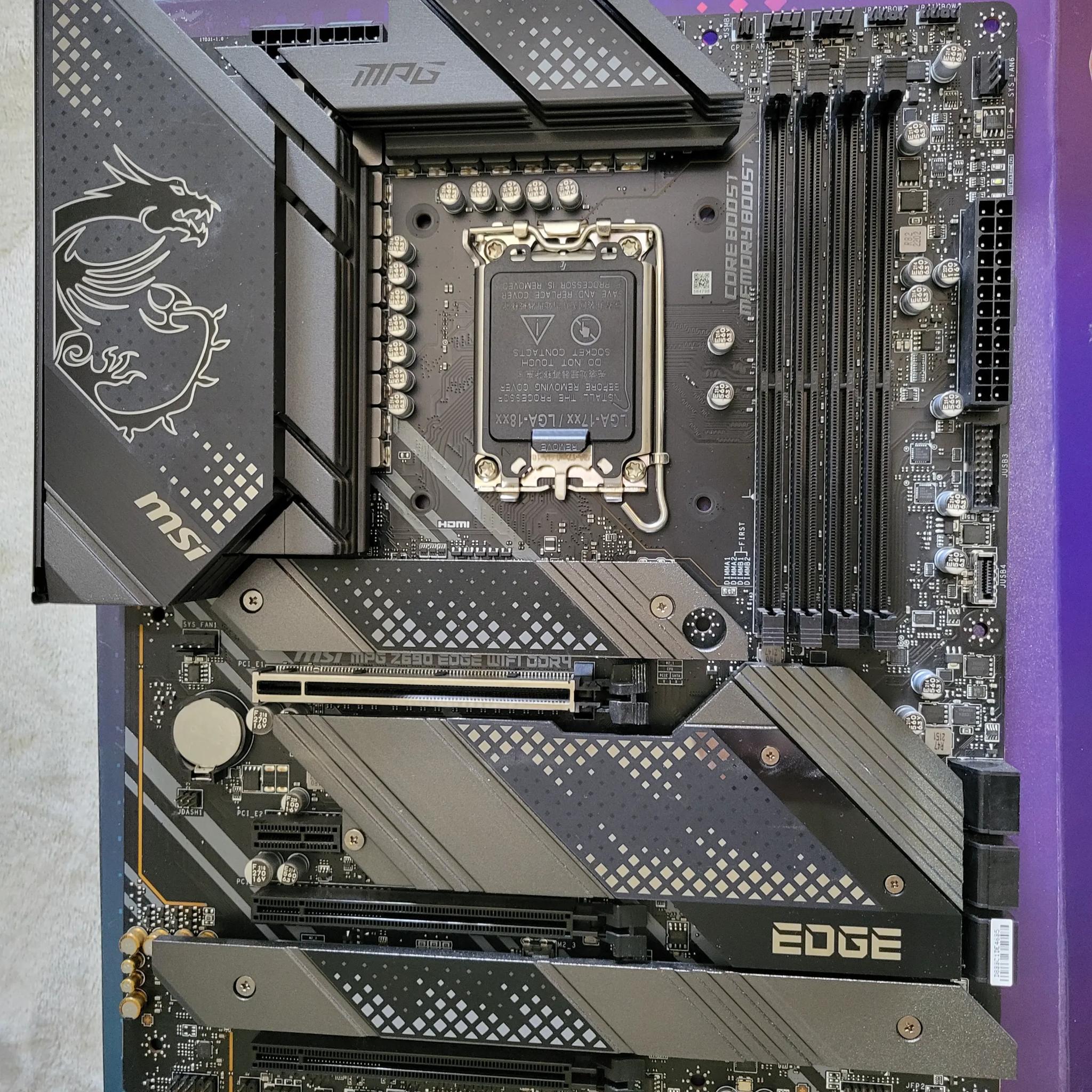 Intel Combo Deal - i5 12400 - MPG z690 EDGE DDR4 Wifi - Scythe Fuma 2 Cooler