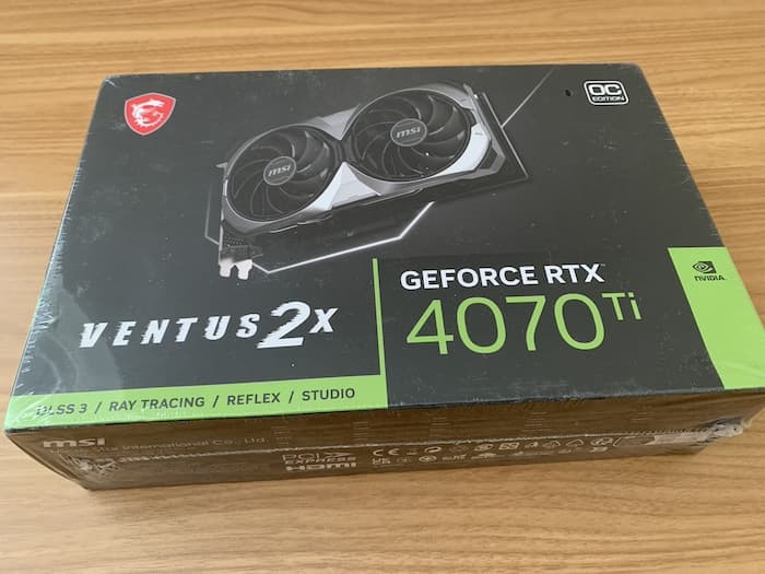 MSI GeForce RTX 4070 Ti VENTUS 2X 12G OC