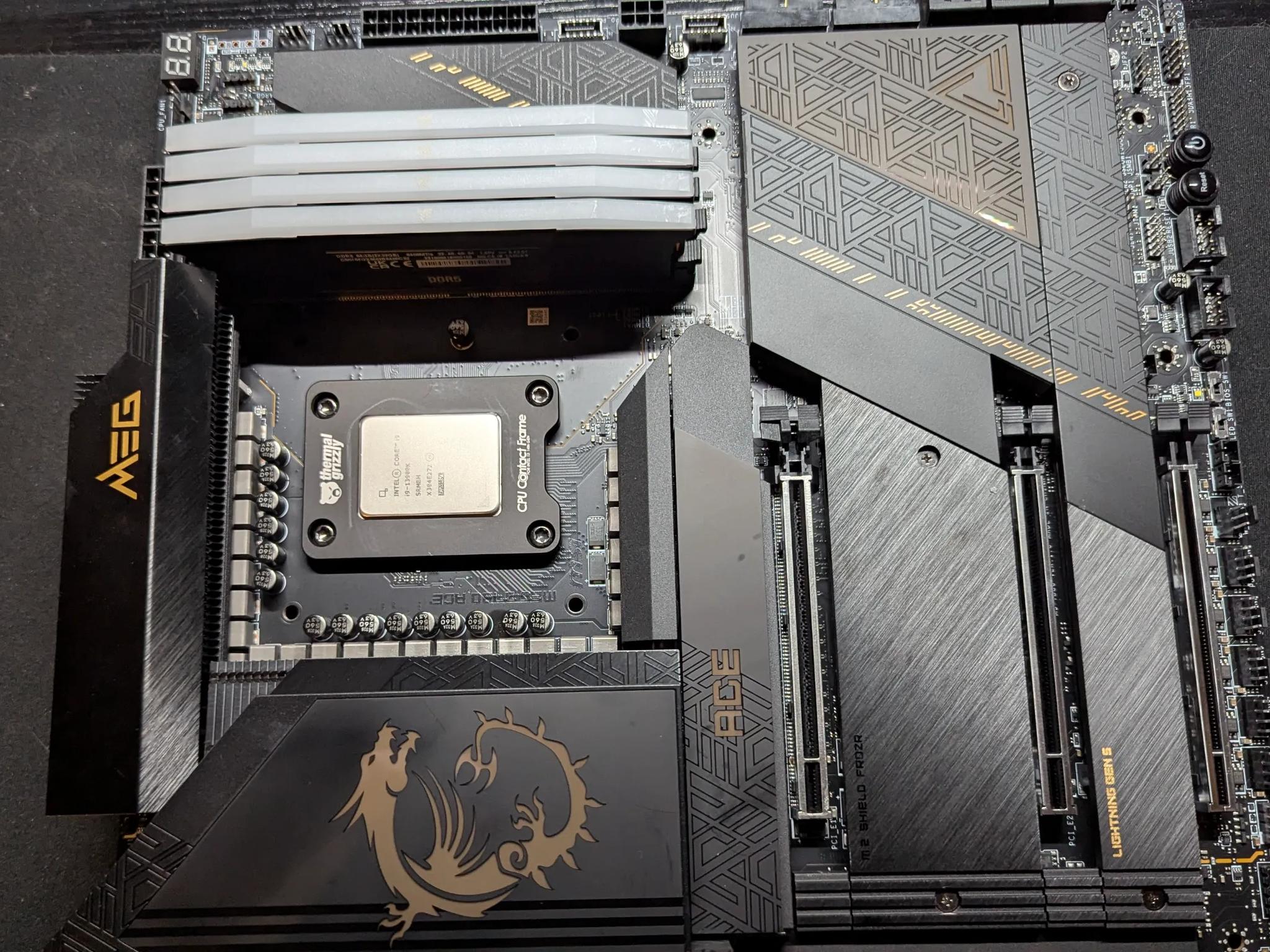 Intel Core i9 13900k MSI Z790 ACE 128GB RAM