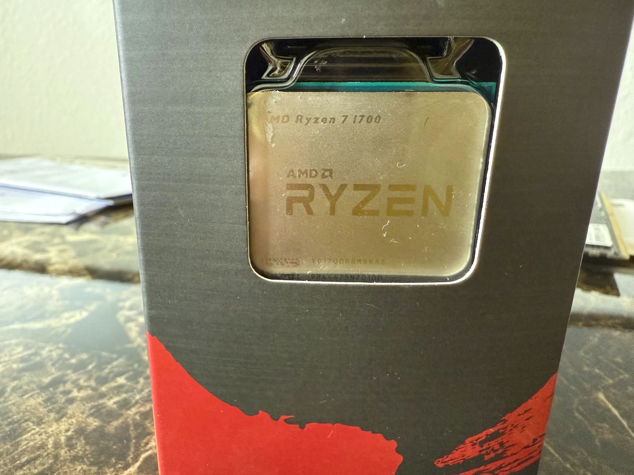 AMD Ryzen 7 1700 AM4 3.0GHz 8C/16T 16MB AM4 65W Desktop CPU Processor