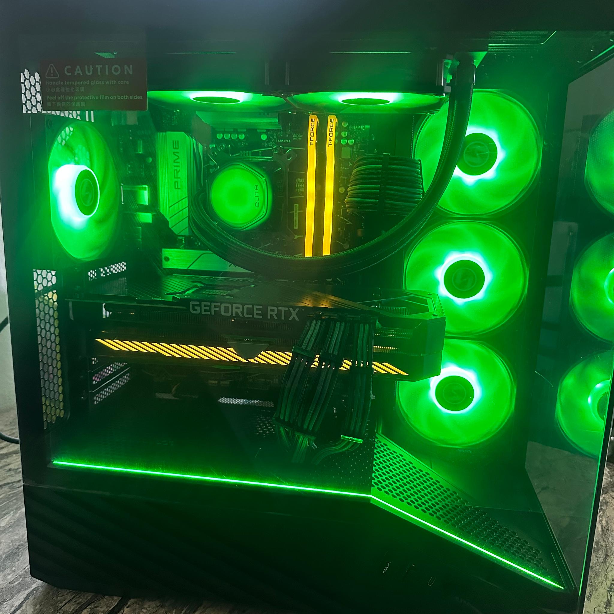 GeForce RTX 3080 12GB Custom Gaming PC - Ryzen 5 9600X