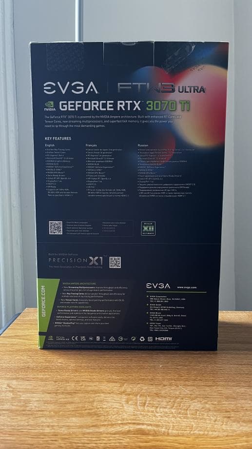 EVGA GeForce RTX 3070 Ti FTW3 ULTRA GAMING 8GB GDDR6X Graphics Card