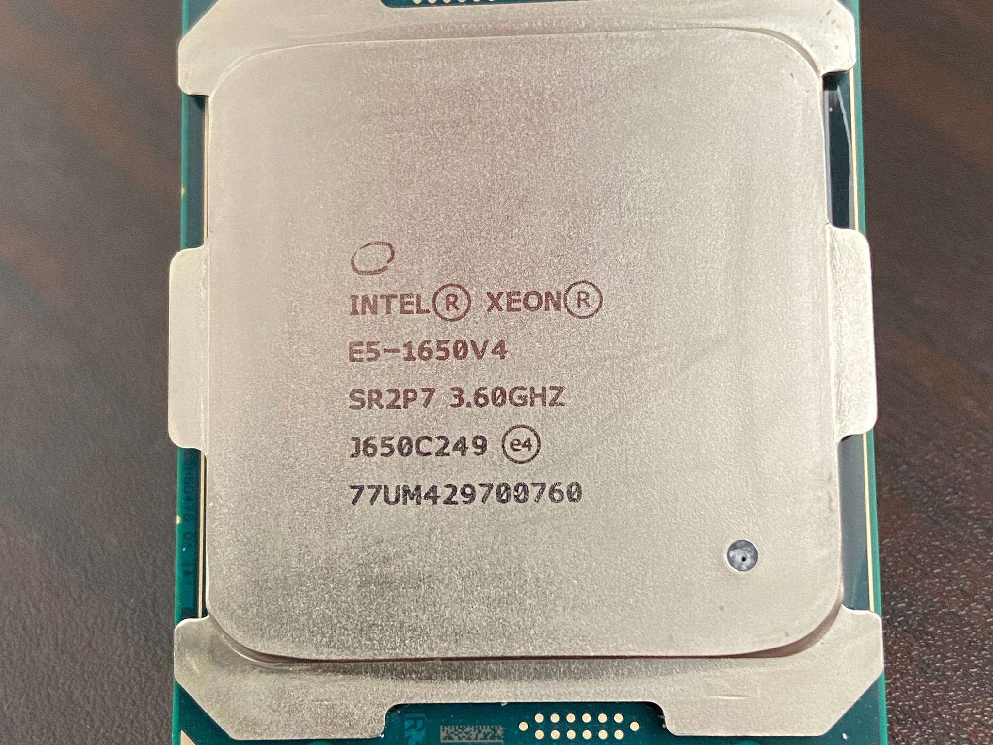 Intel Xeon E5-1650V4
