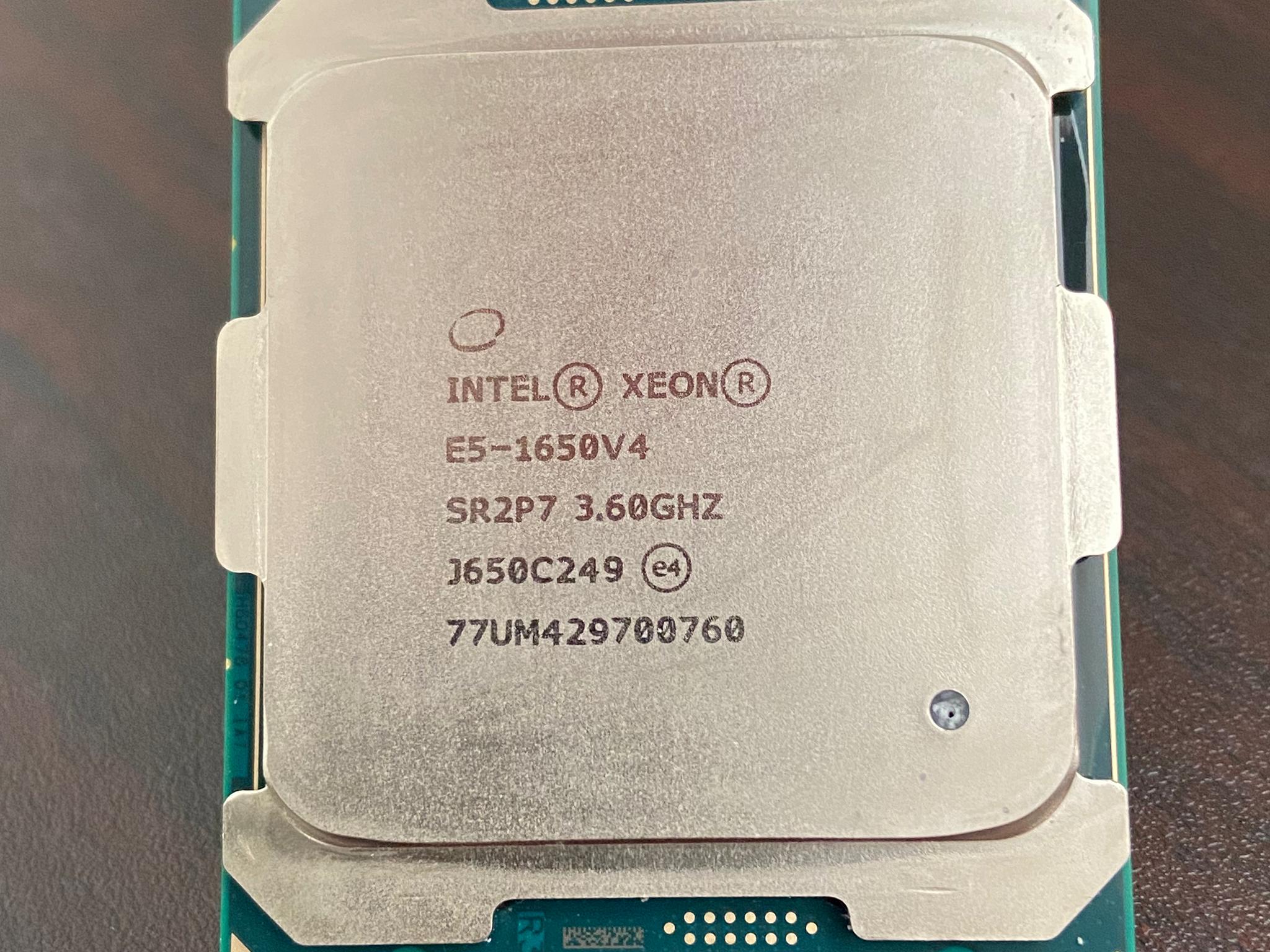 Intel Xeon E5-1650V4