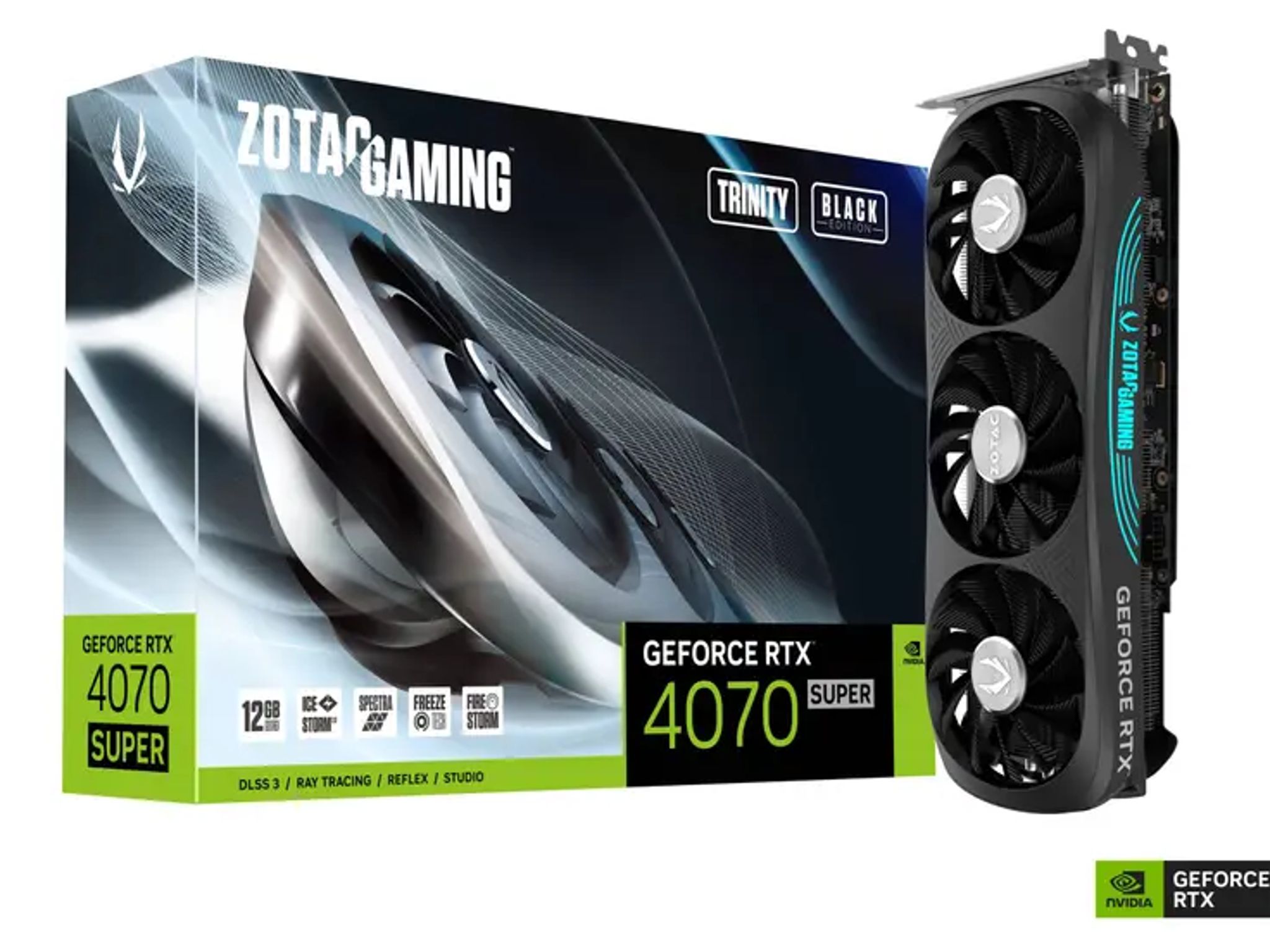 ZOTAC Gaming Trinity BLK Edition GEFORCE RTX 4070 Super