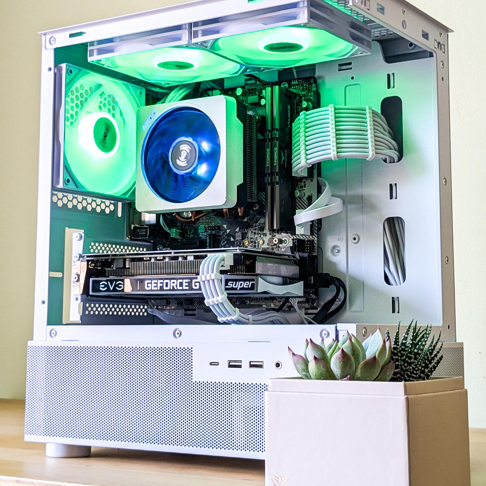 🌊 Azure Tempest ❄️ || GTX 1660 Super | AMD Ryzen 5 2600 | 16GB DDR4 RAM | 1TB + 128GB Storage