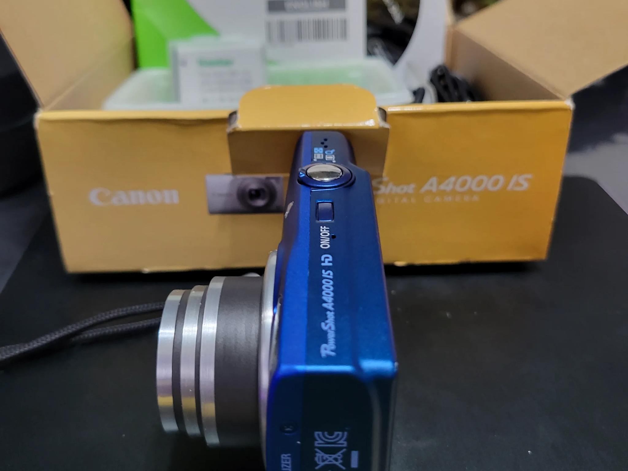 🔵 Canon PowerShot A4000 IS – Boxed 📦 | Great condition 💎 | Bonus Battery 🔋 | $175 OBO🚀