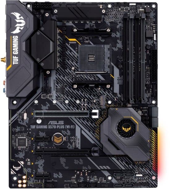 Pre-Owned ASUS TUF GAMING X570-PLUS WI-FI AMD Socket X570 AM4 ATX M.2 Desktop Motherboard