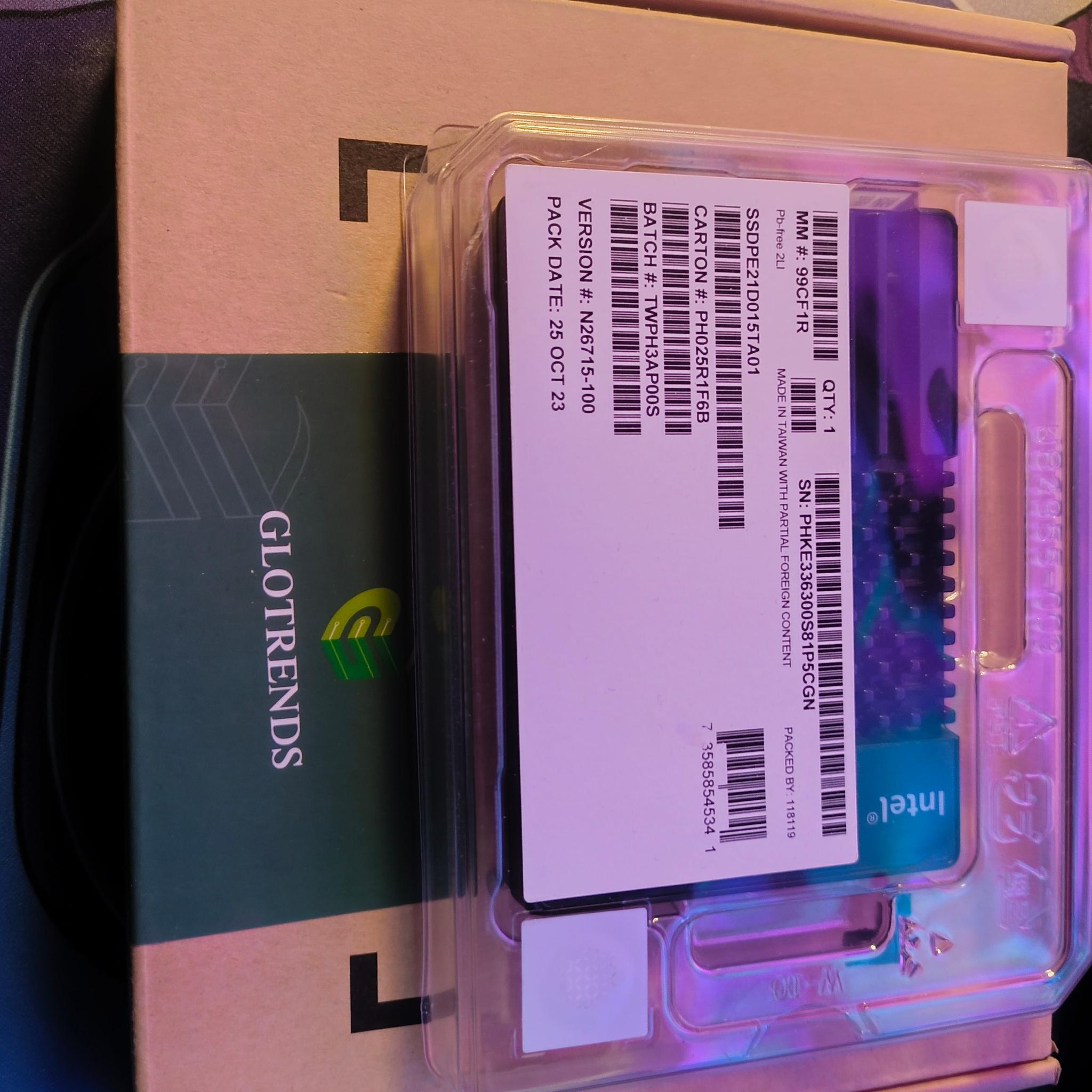 Intel Optane SSD 905P 1500GB