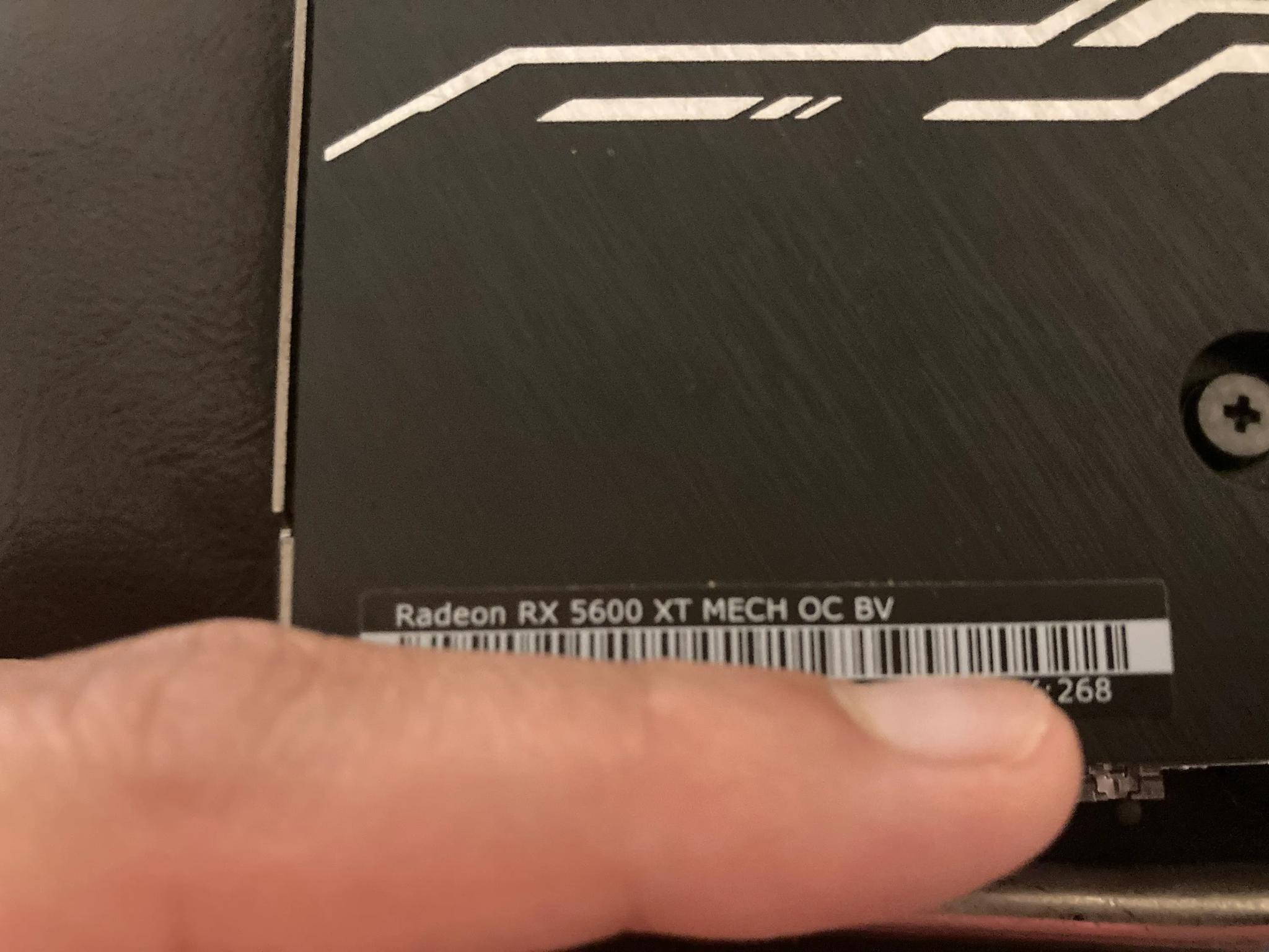 MSI Radeon RX 5600 XT 6 GB MECH OC Video Card