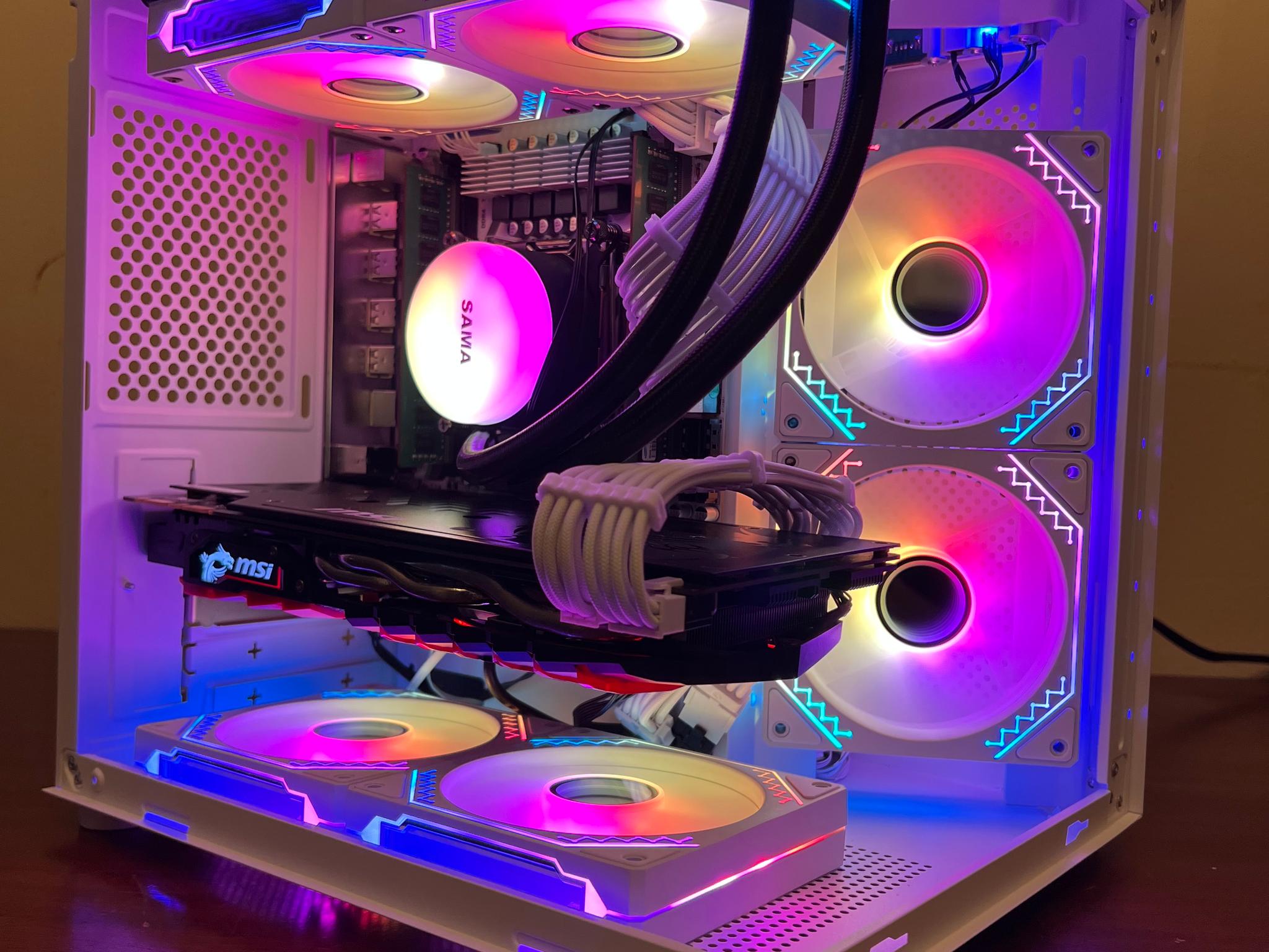 Water Cooled Intel 10 Core Gaming PC GTX 1070 1tb NVME SSD 16GB RAM WIFi WINDOWS 11 Pro