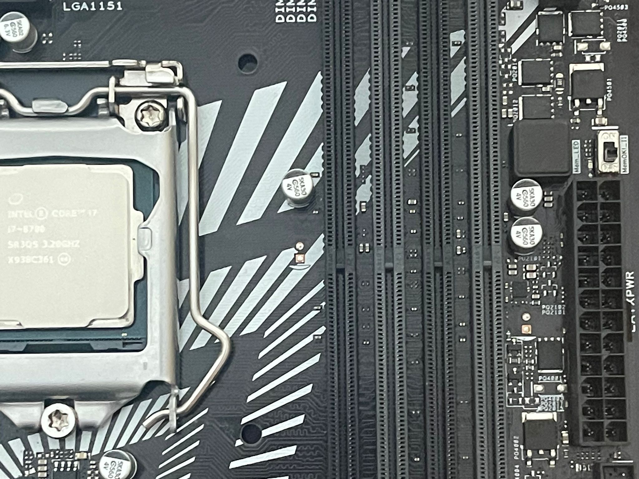 Used, ASUS Prime z390-P, i7-8700, 16GB 2666 DDR4