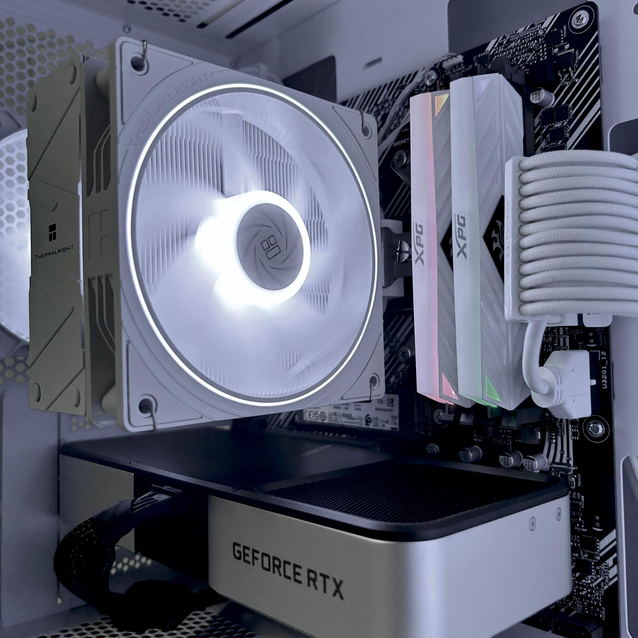 CLEAN Whiteout 1080p Gaming PC | RTX 3060 Ti | Ryzen 5 5500 | 16GB RAM | 1TB NVME SSD