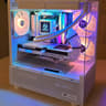 Custom White ARGB Gaming PC – Sleek, Powerful, and Ready to Go